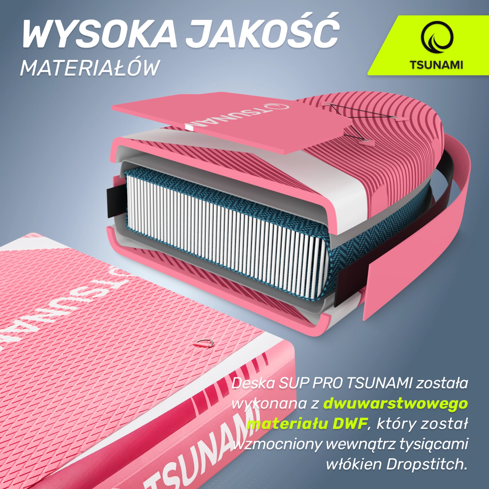 deska SUP pompowana do plywania