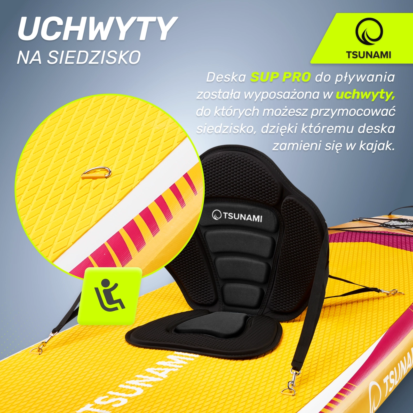 deska SUP pompowana do plywania