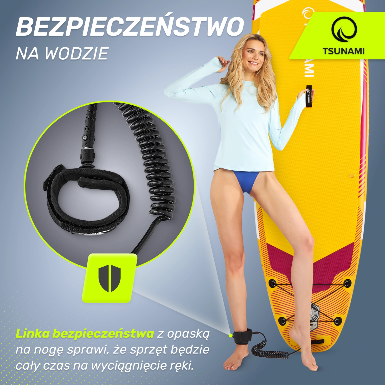 deska SUP pompowana do plywania