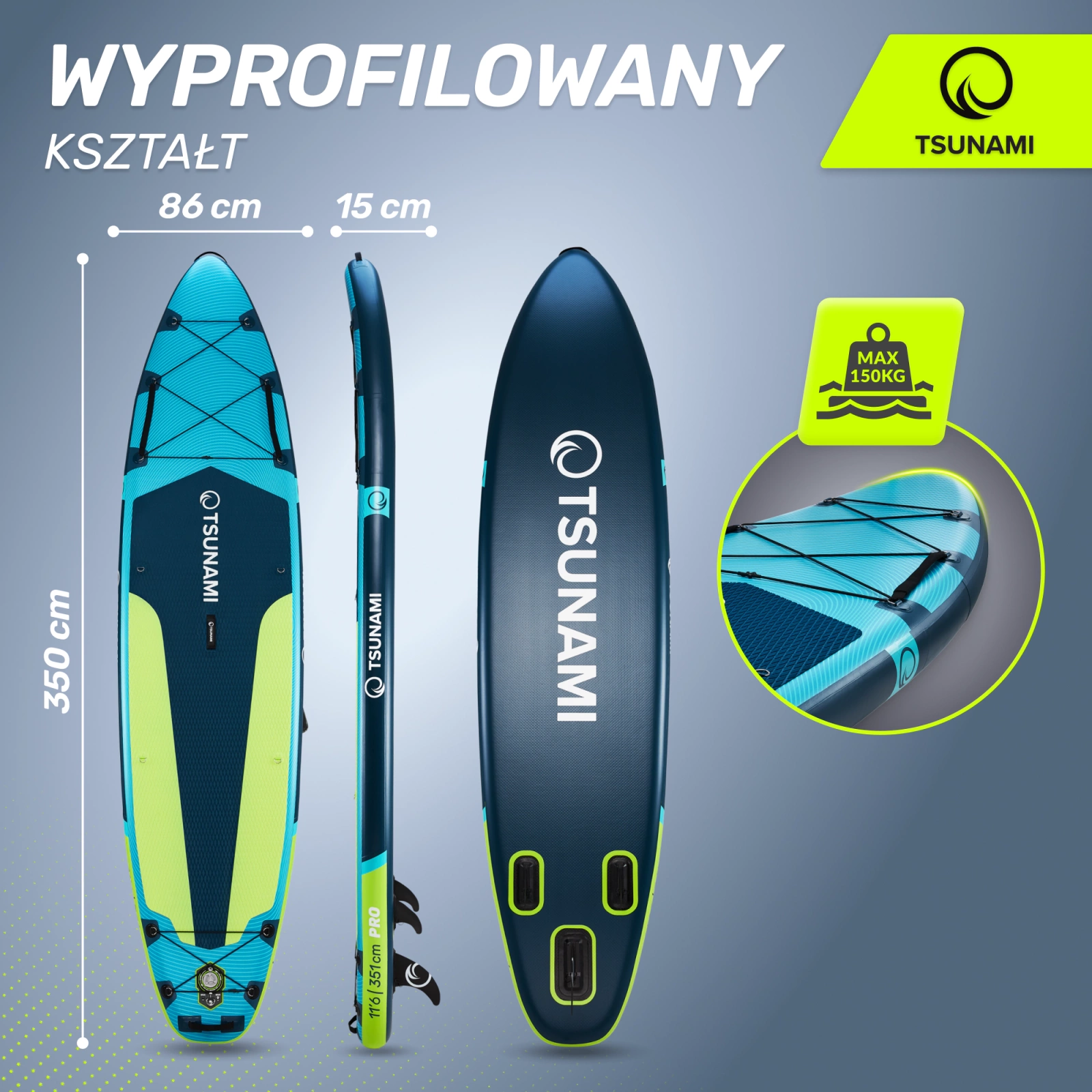 deska SUP pompowana do plywania