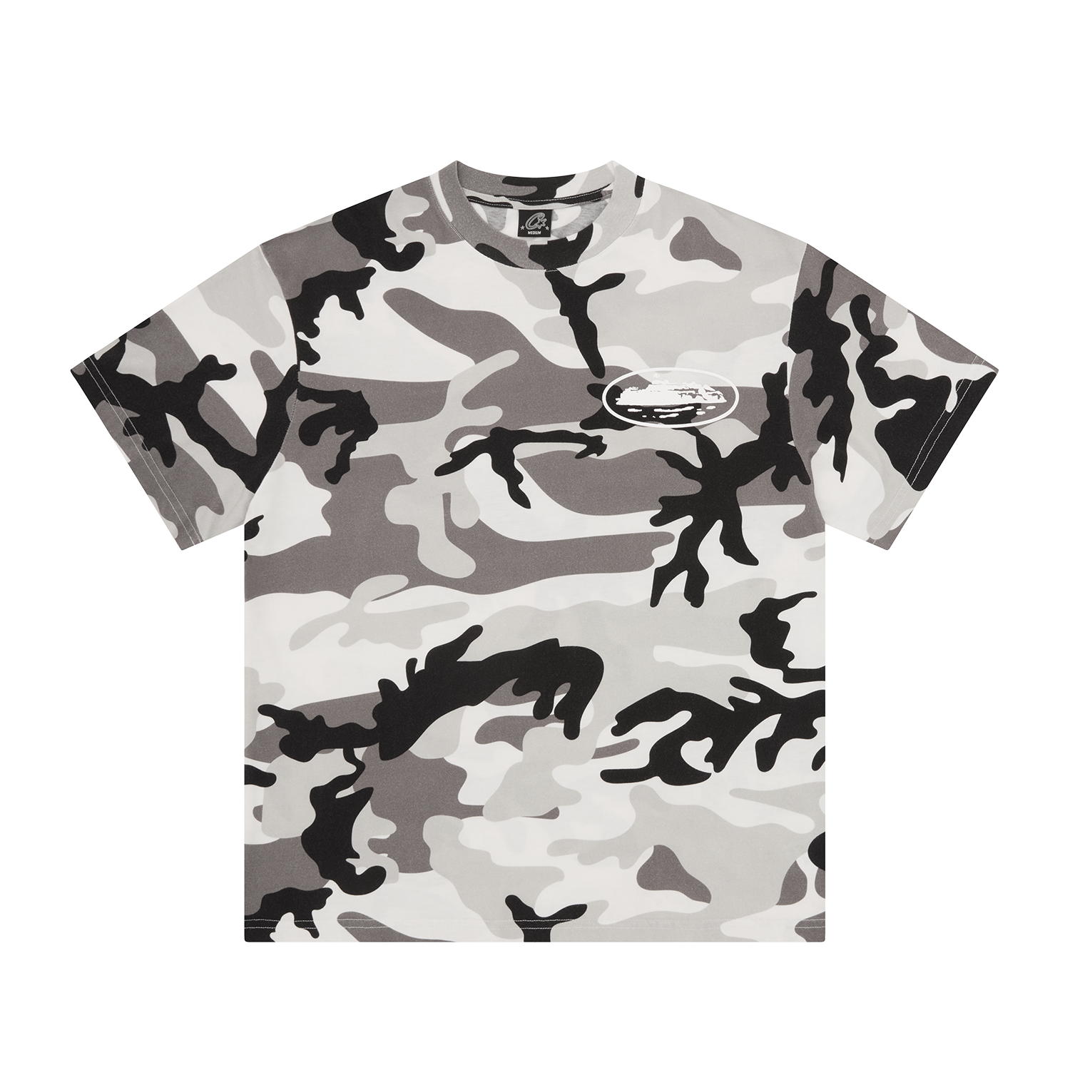 ISLAND PUFF PRINT TEE [OLIVE]