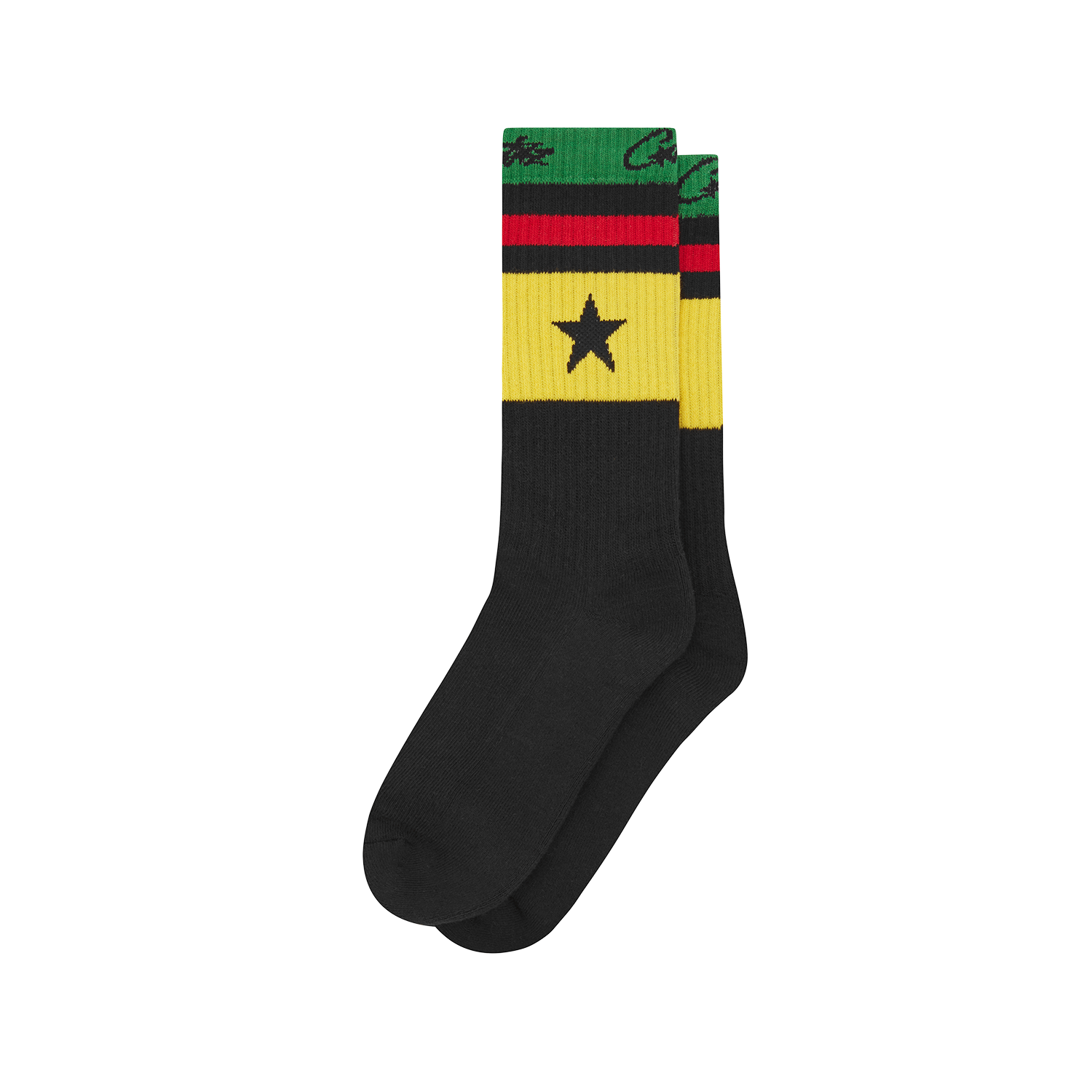 STARZ SOCKS [GREEN AND YELLOW]