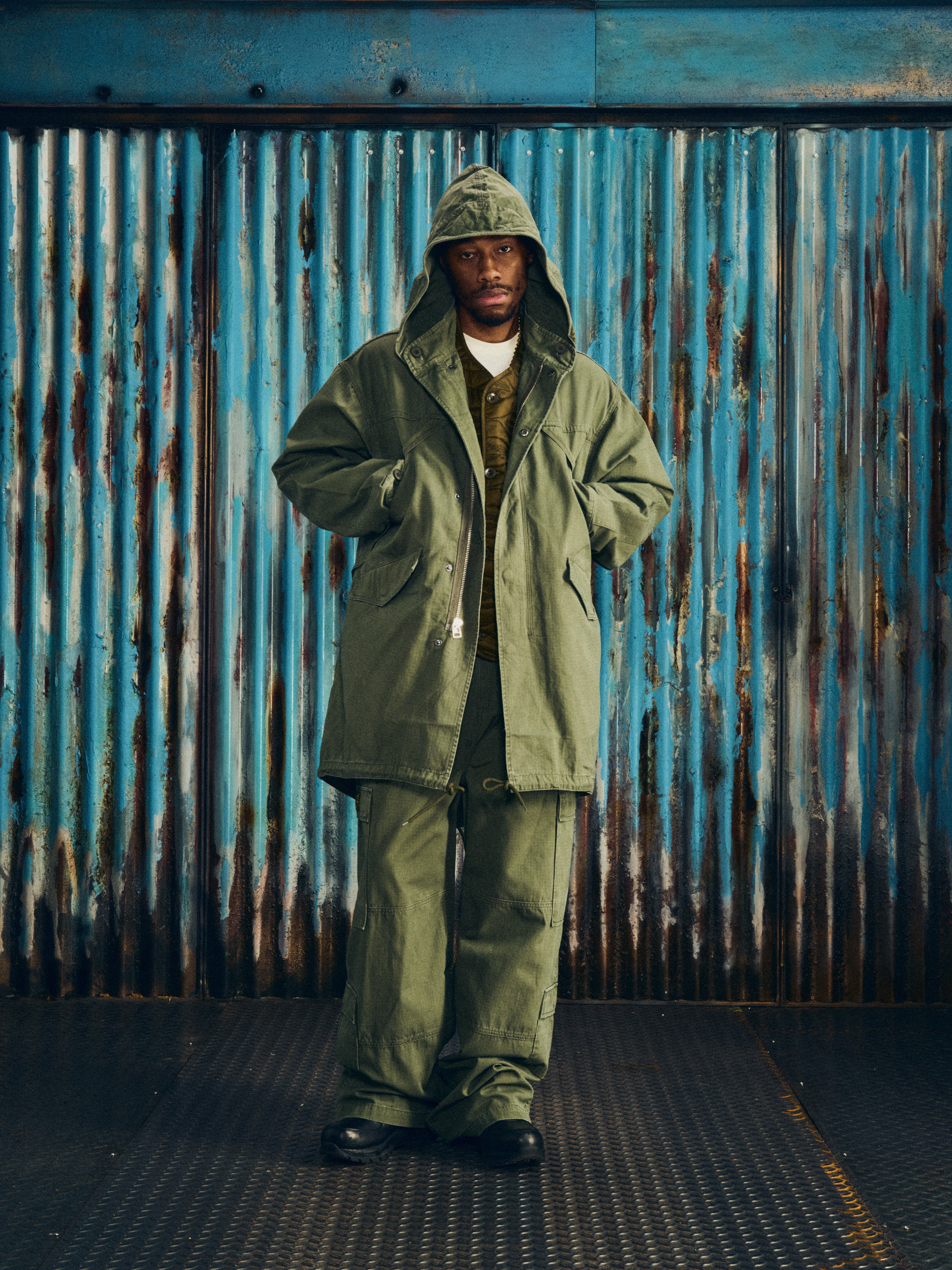 GUERILLAZ FISHTAIL PARKA [BLACK CAMO]