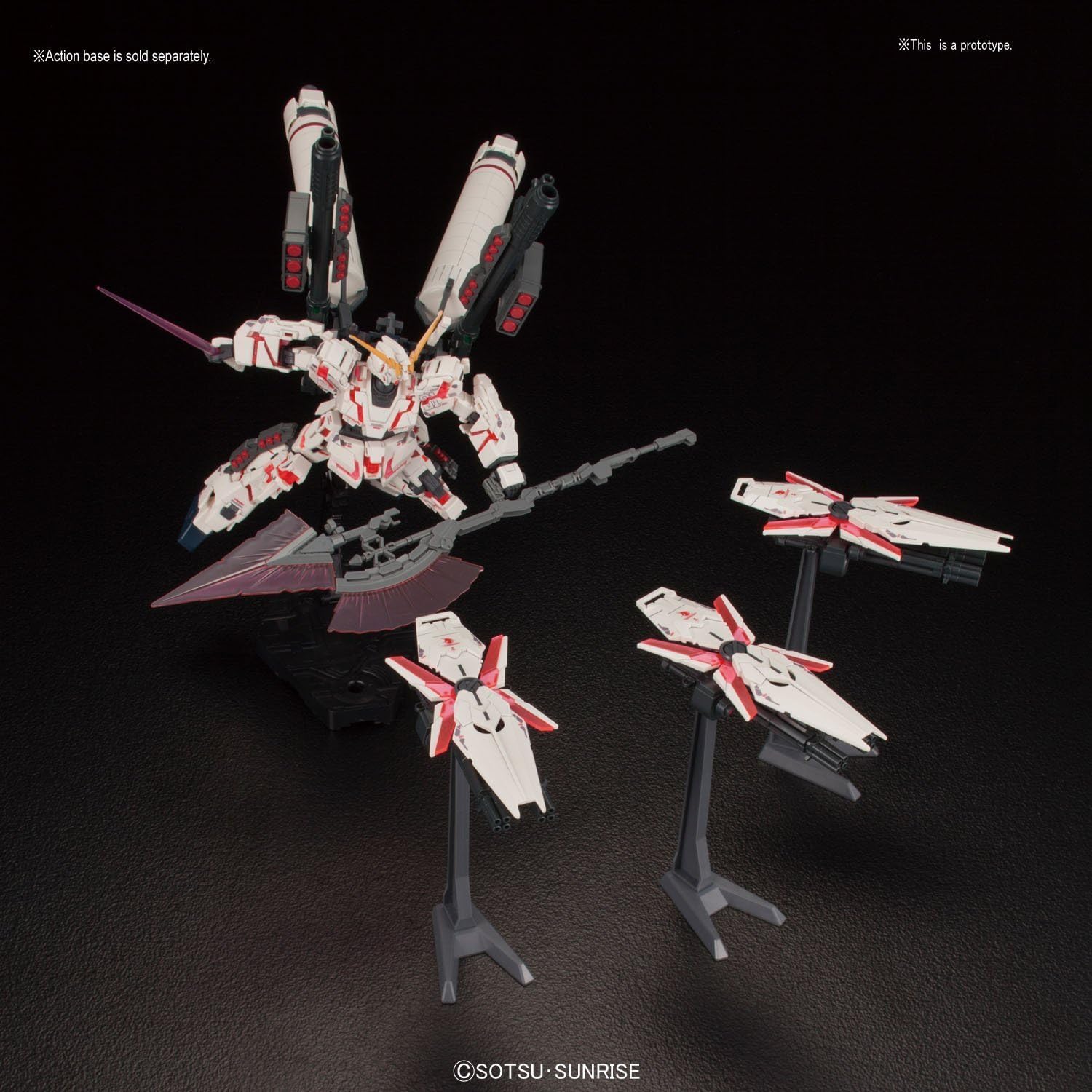 1/144 HGUC Full Armor Unicorn Gundam (Destroy Mode / Red Color Ver.)