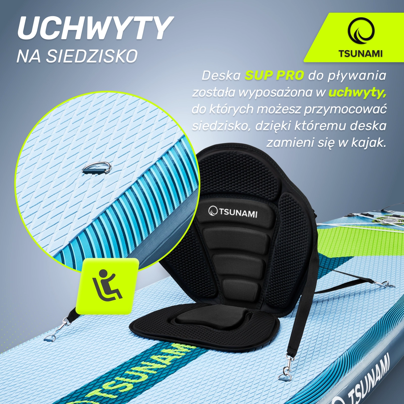 deska SUP pompowana do plywania