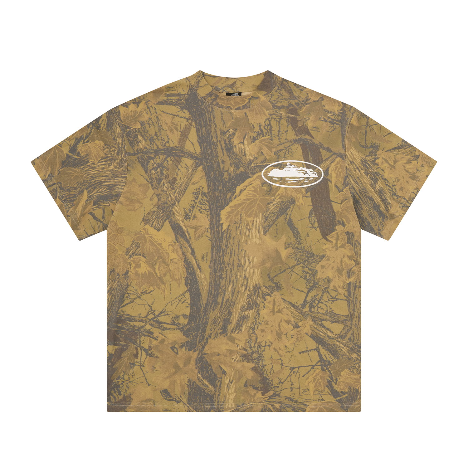ISLAND PUFF PRINT TEE [OLIVE]