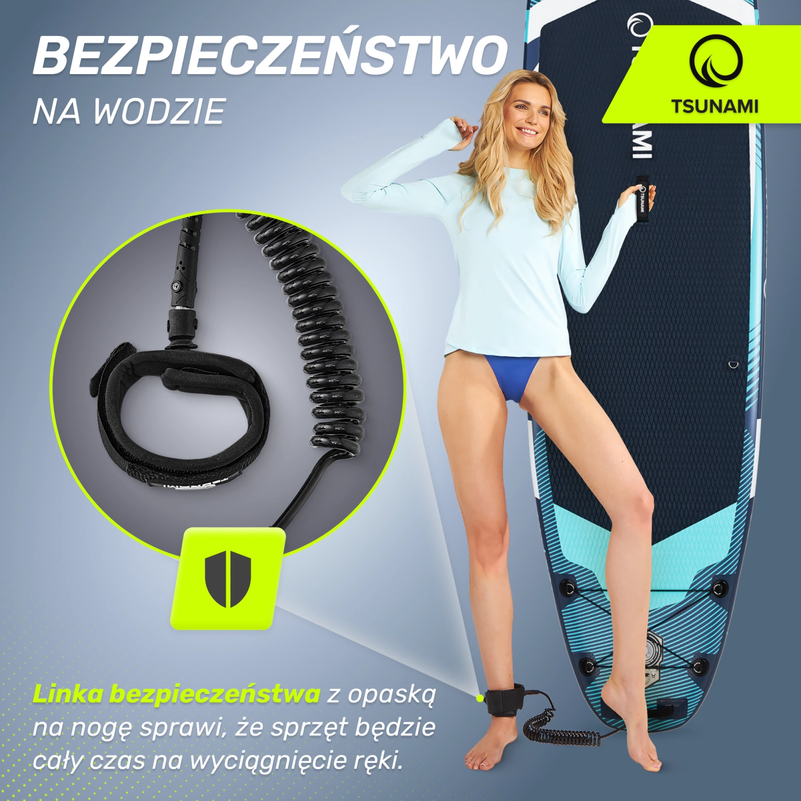deska SUP pompowana do plywania