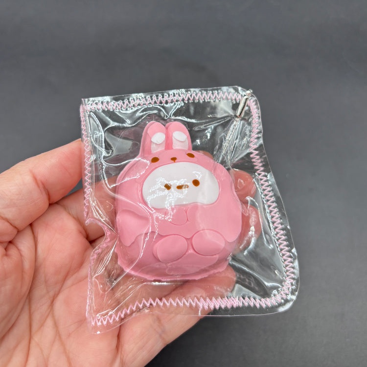 Mini taba keychain Sumikko Gurashi bunny hoodie soft taba squishy