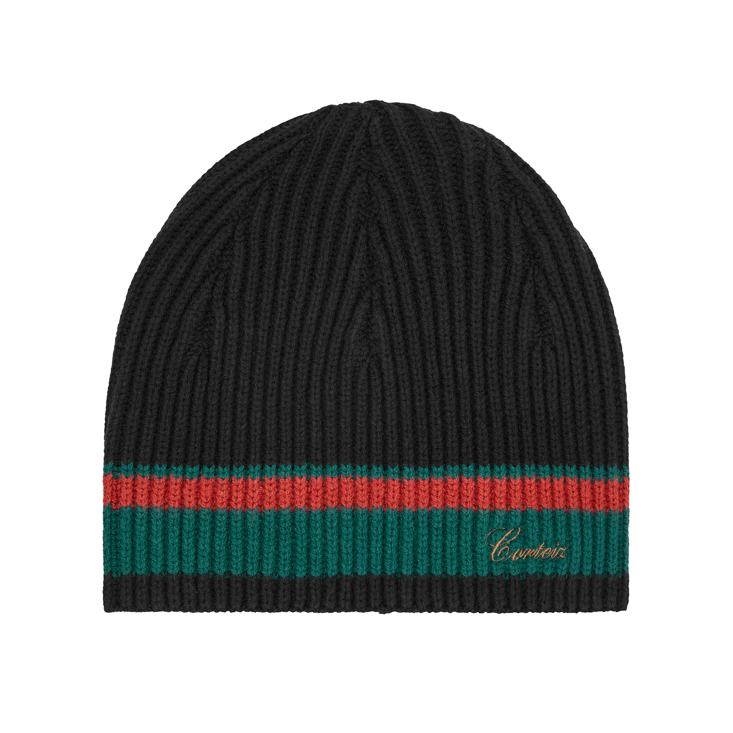 GIANNI KNIT BEANIE [BLACK]