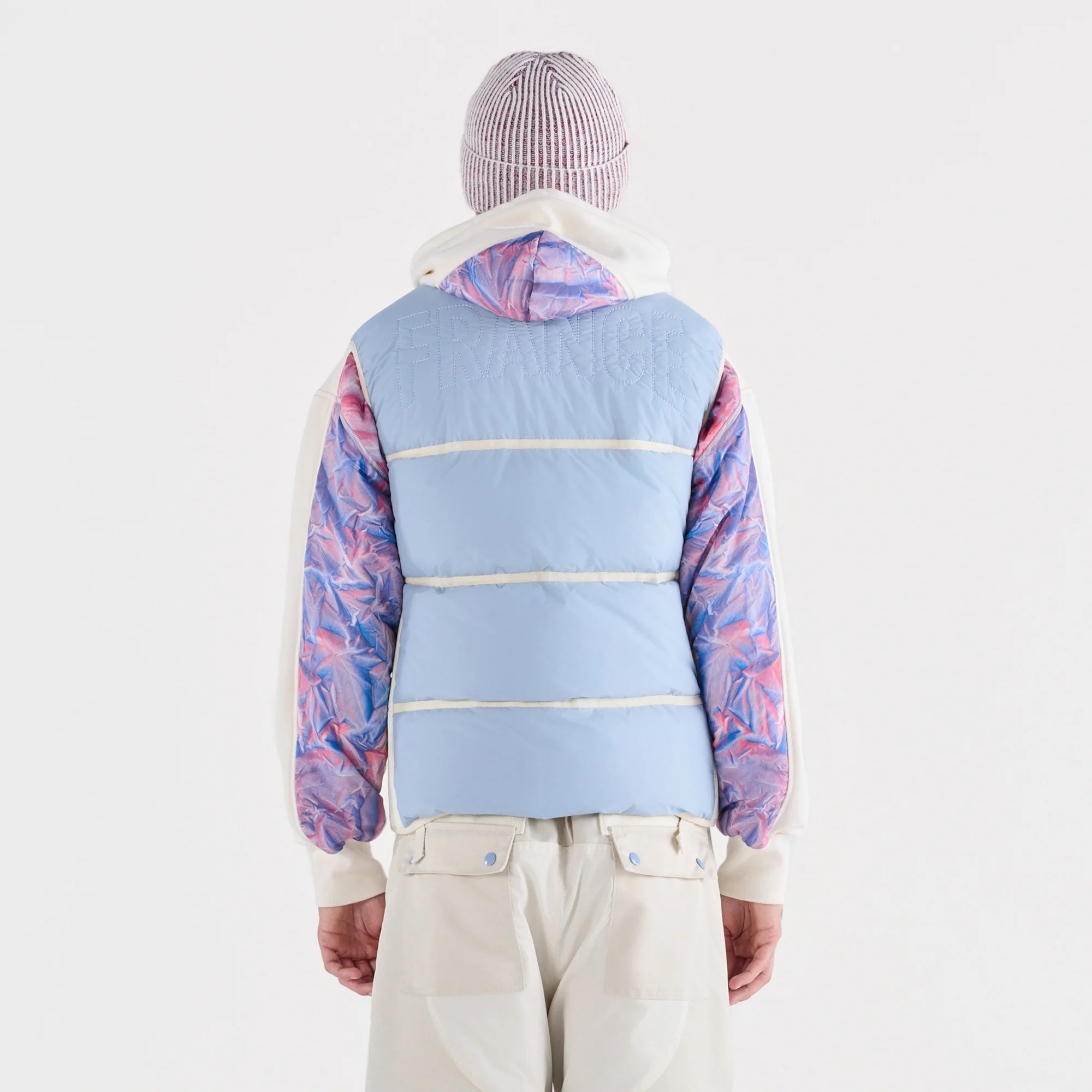 French Olympic TeamUnisex Water-Repellent Sleeveless Puffer Jacket                MEN'S SIZE GUIDE