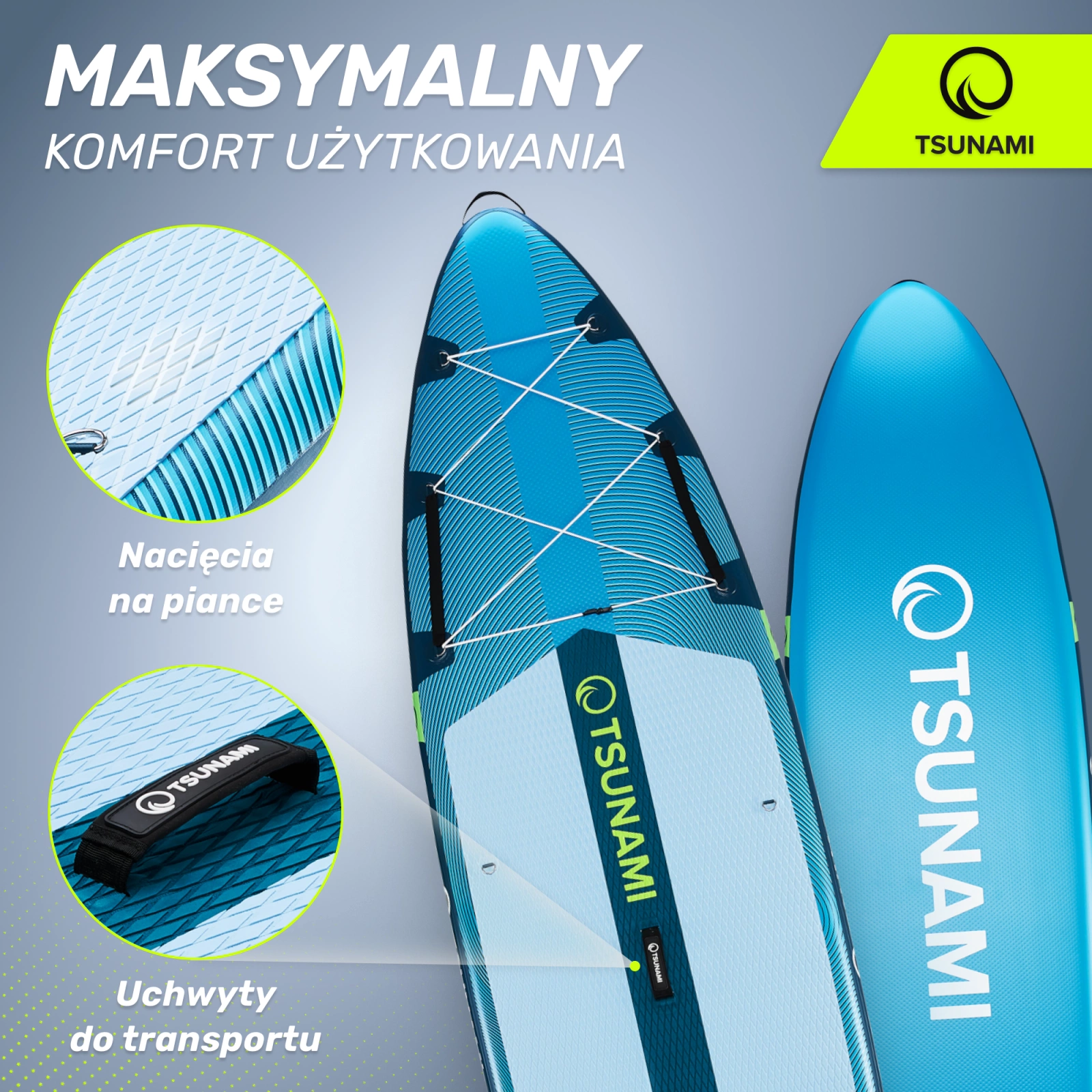 deska SUP pompowana do plywania