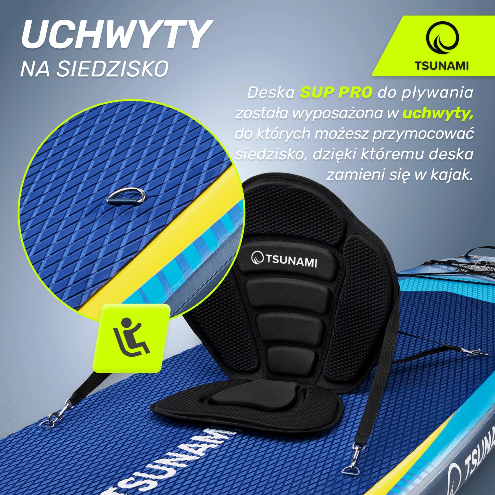 deska SUP pompowana do plywania
