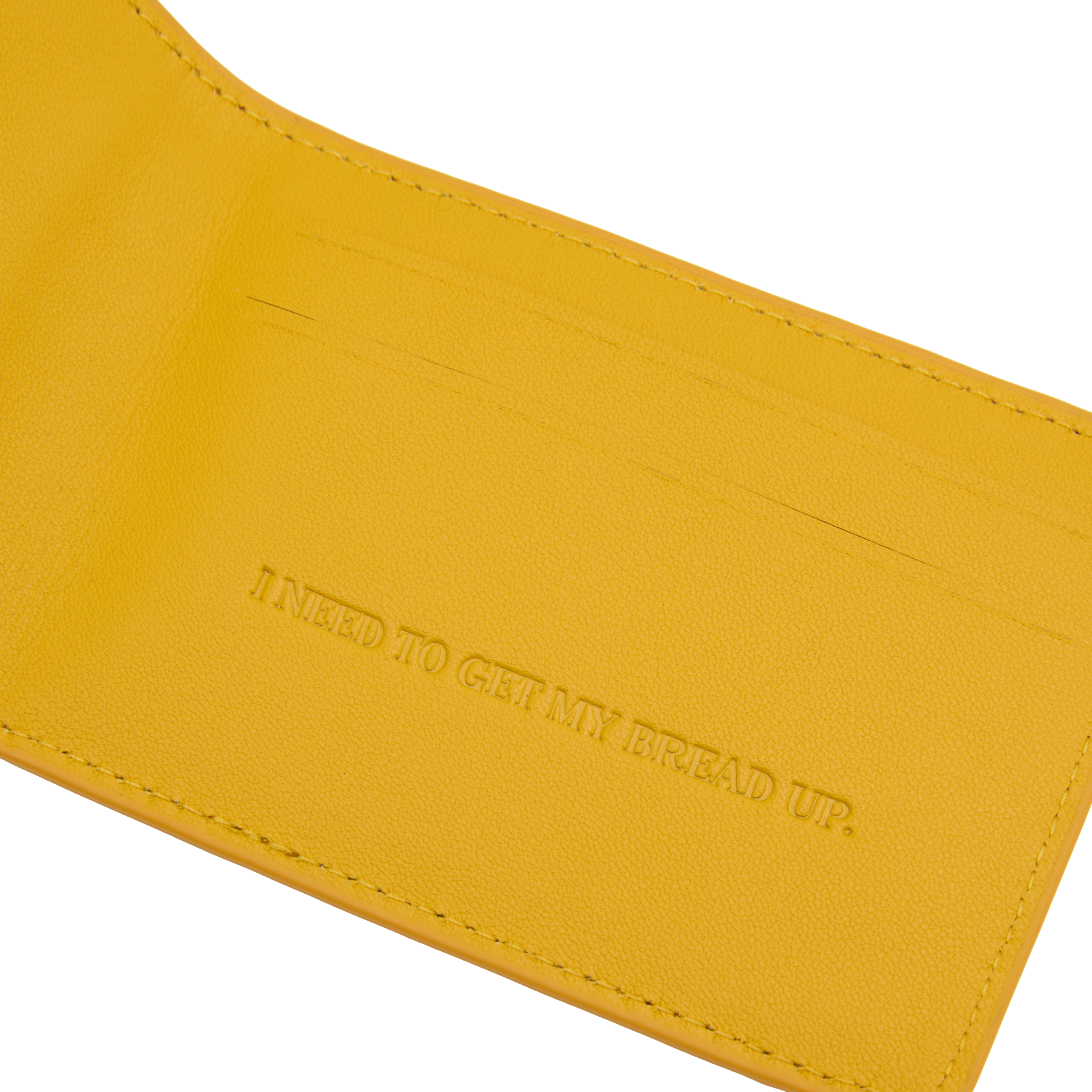 ISLAND LEATHER CARD HOLDER [YELLOW]
