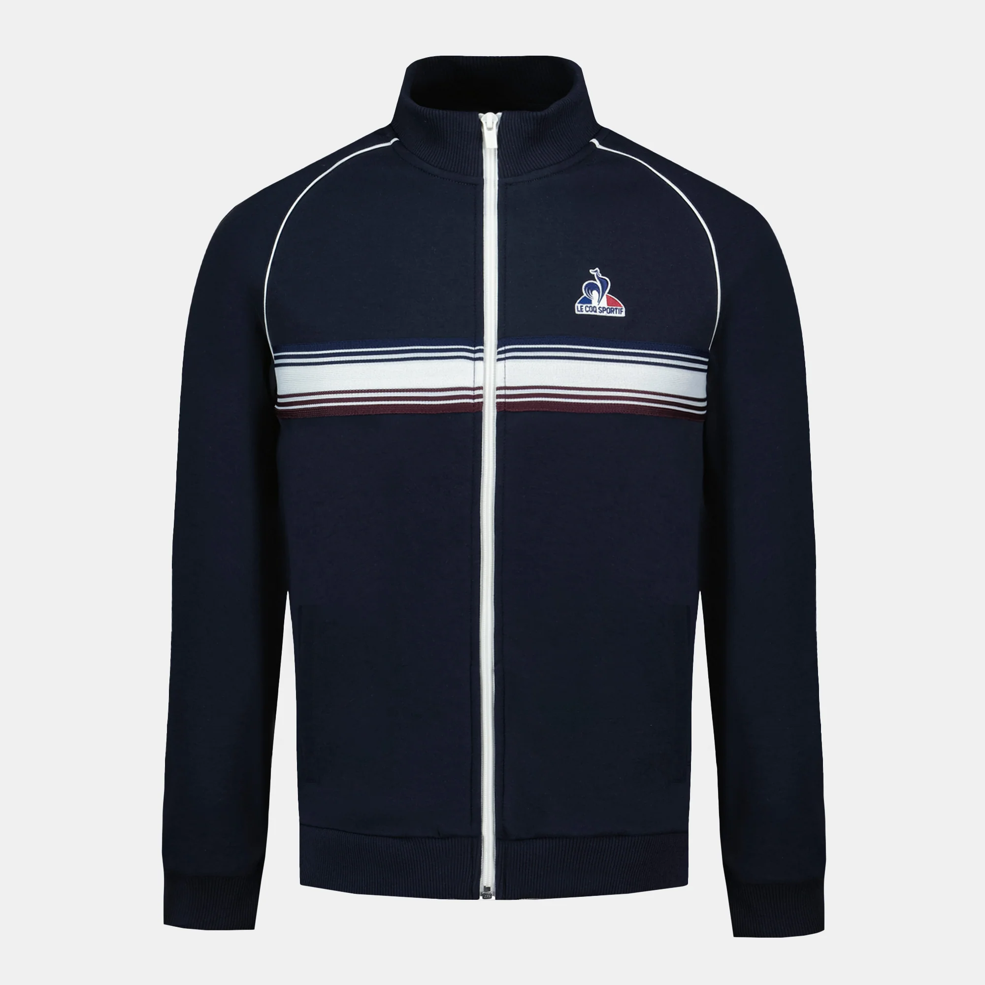 TricoloreMen's zipped sweatshirt                MEN'S SIZE GUIDE