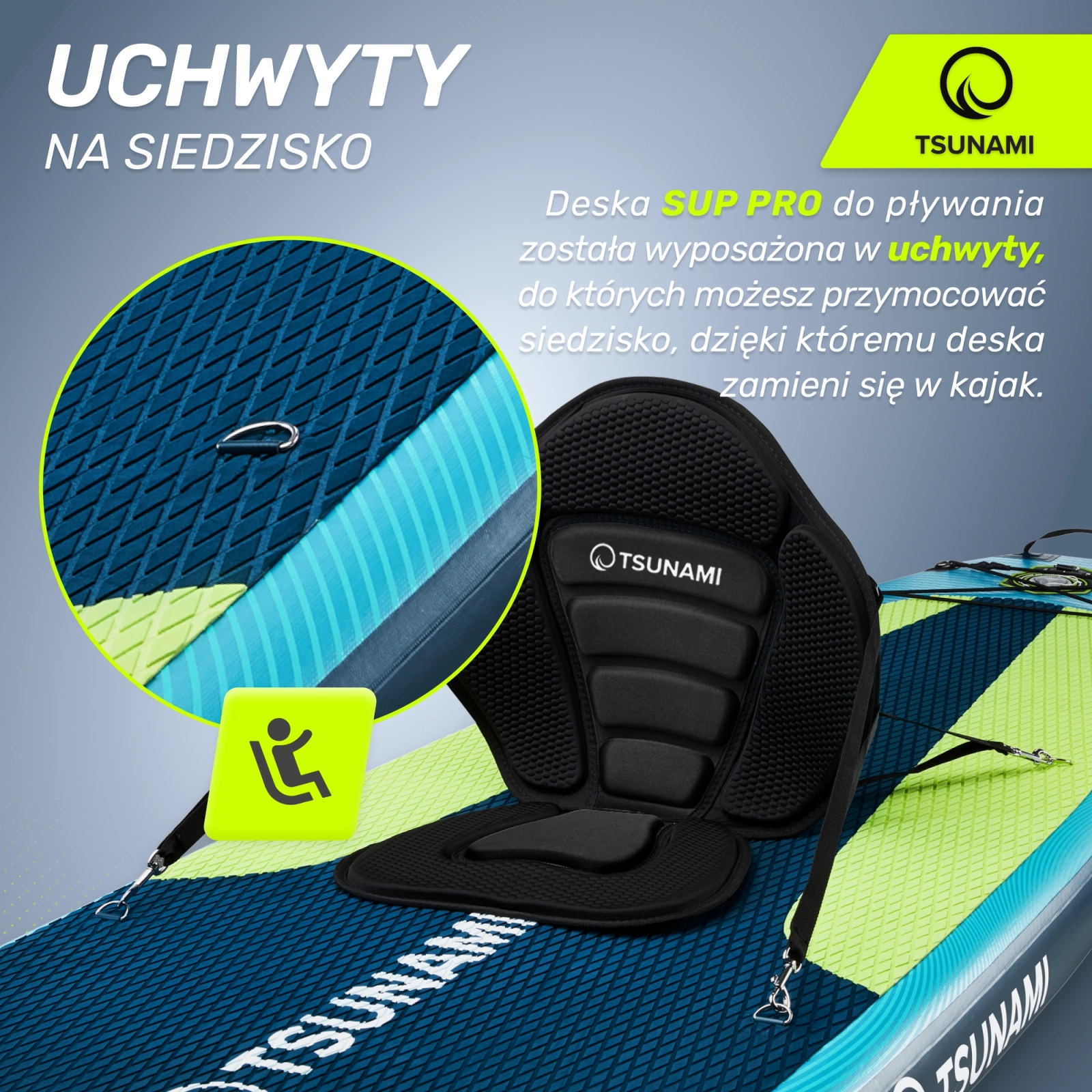 deska SUP pompowana do plywania