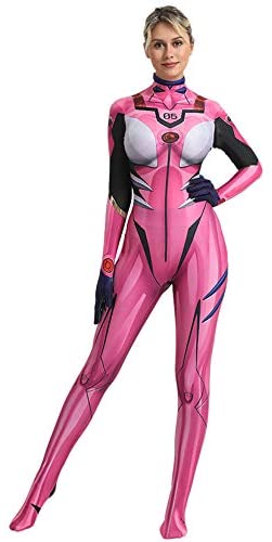 Evangelion Style Makinami Mari EVA Cosplay Costume