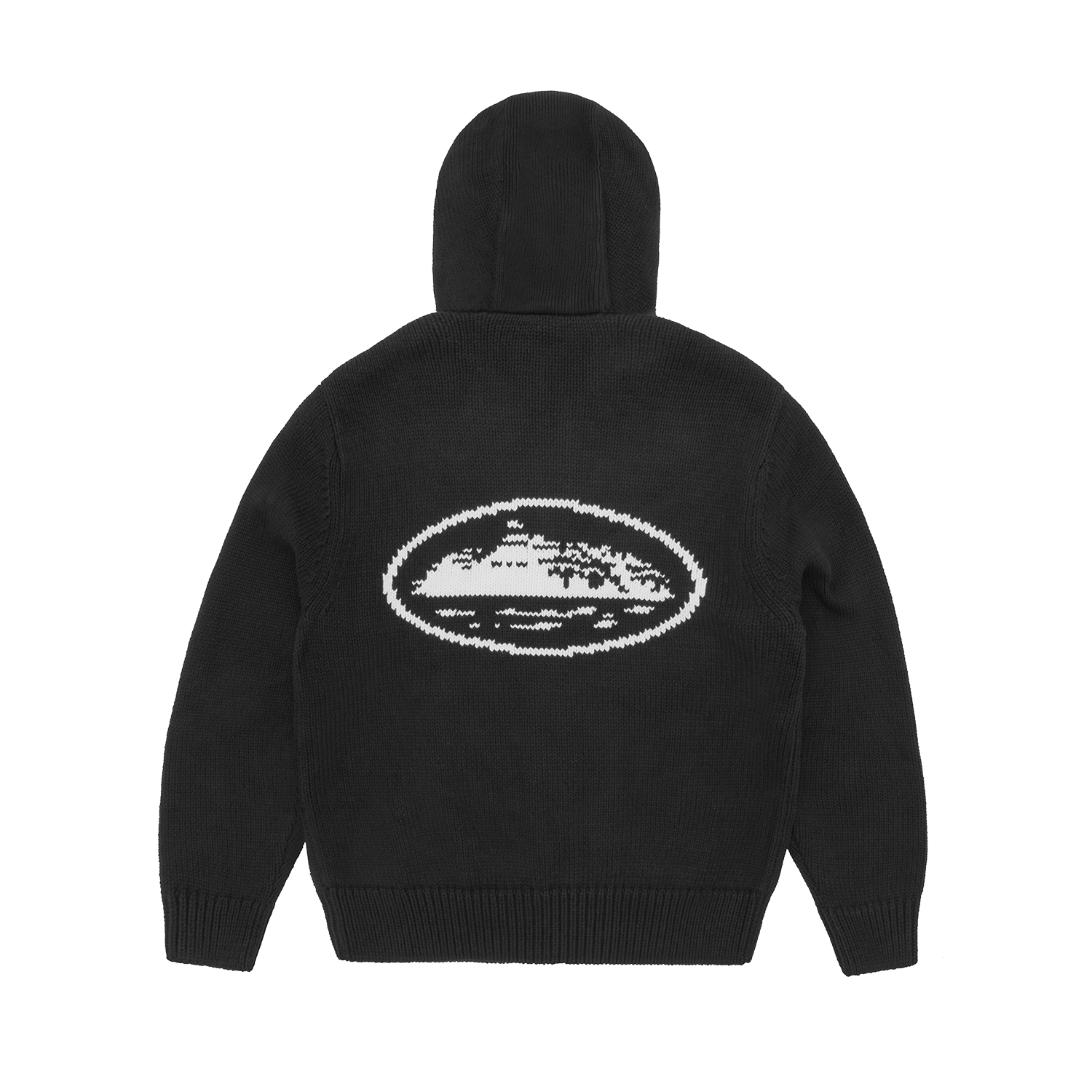 ALCATRAZ HEAVY KNIT ZIP HOODIE [NATURAL]