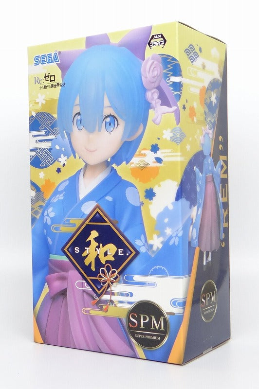 SEGA Re:Zero Starting Life in Another World Super Premium Figure Rem Wa style