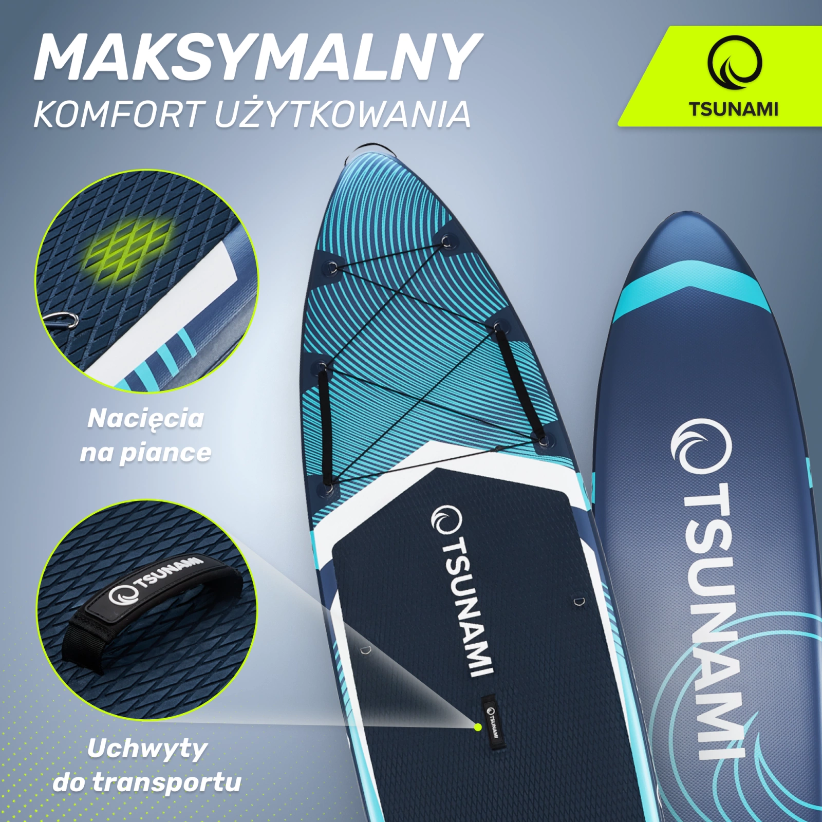 deska SUP pompowana do plywania