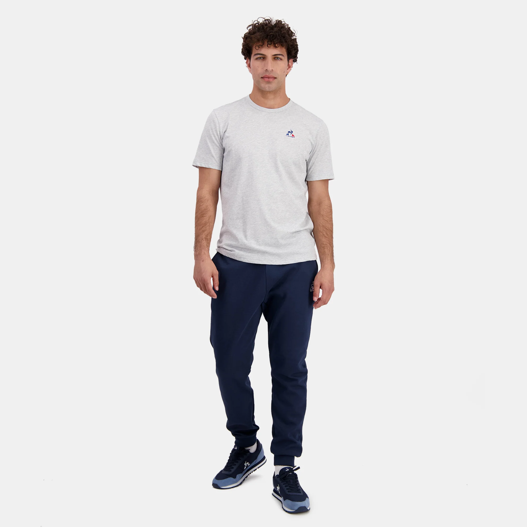 EssentielsMen's black regular-fit pants                MEN'S SIZE GUIDE