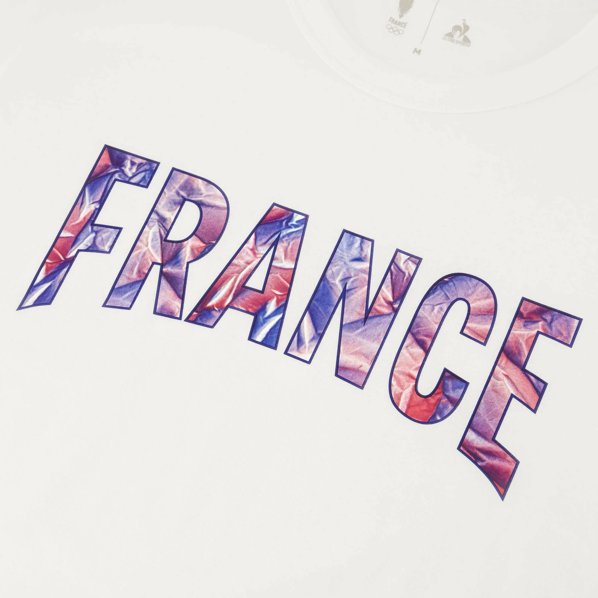 French Olympic TeamMen's Printed FRANCE T-shirt                MEN'S SIZE GUIDE