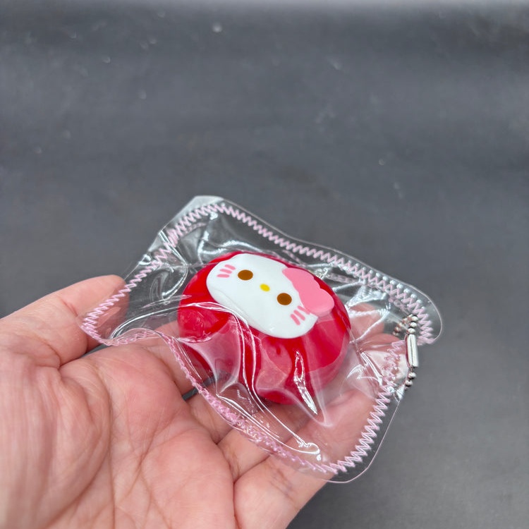 Cute mini kitty Apple keychain