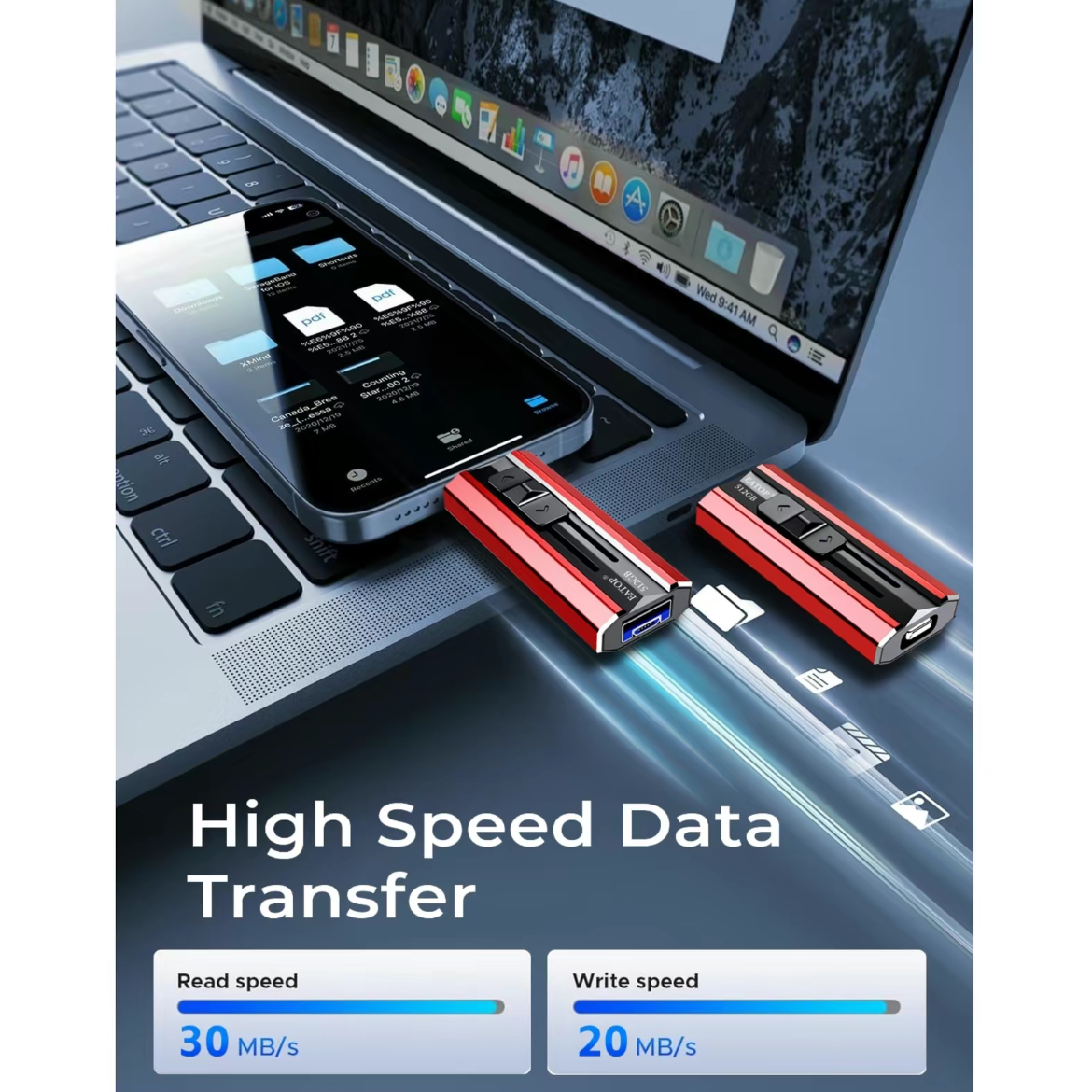 EATOP USB Flash Drive Intended for iPhone iPad