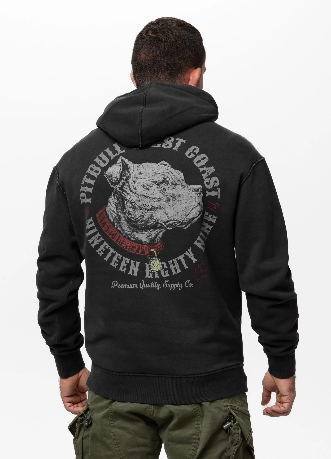 Bluza z kapturem Washed STRENGTH & RESPECT