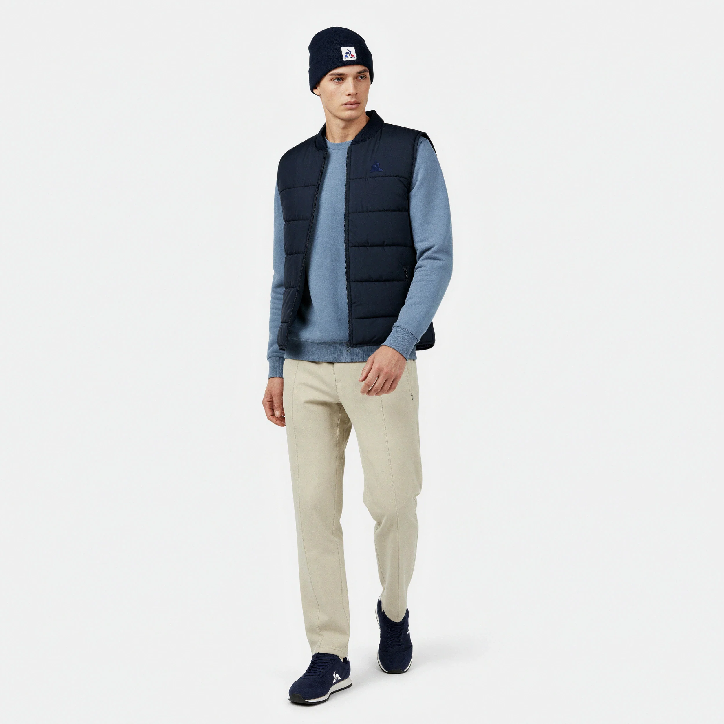 Ton sur tonMen's Sleeveless Down Jacket                MEN'S SIZE GUIDE