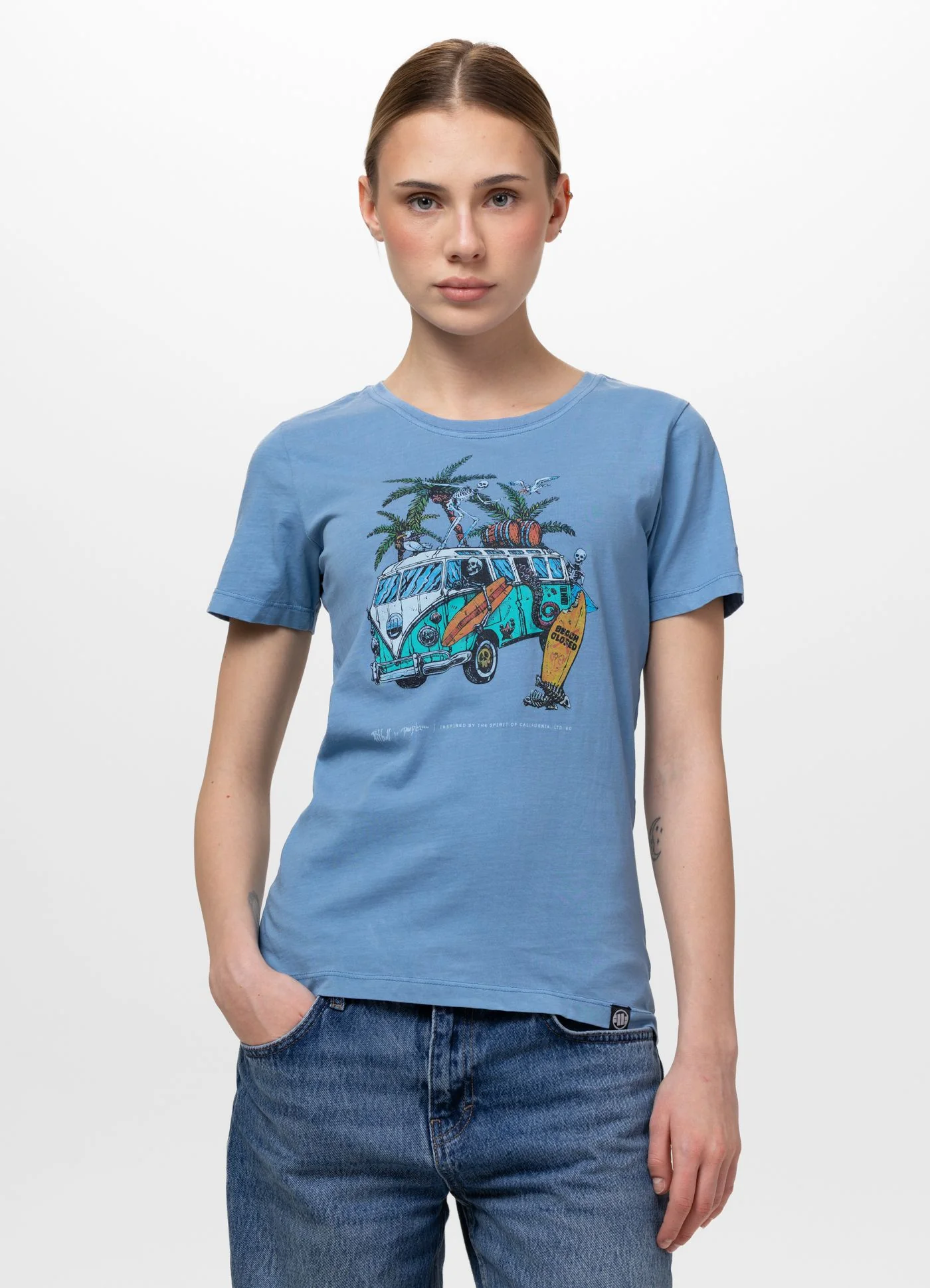 Koszulka damska Denim Washed BEACHBREAK