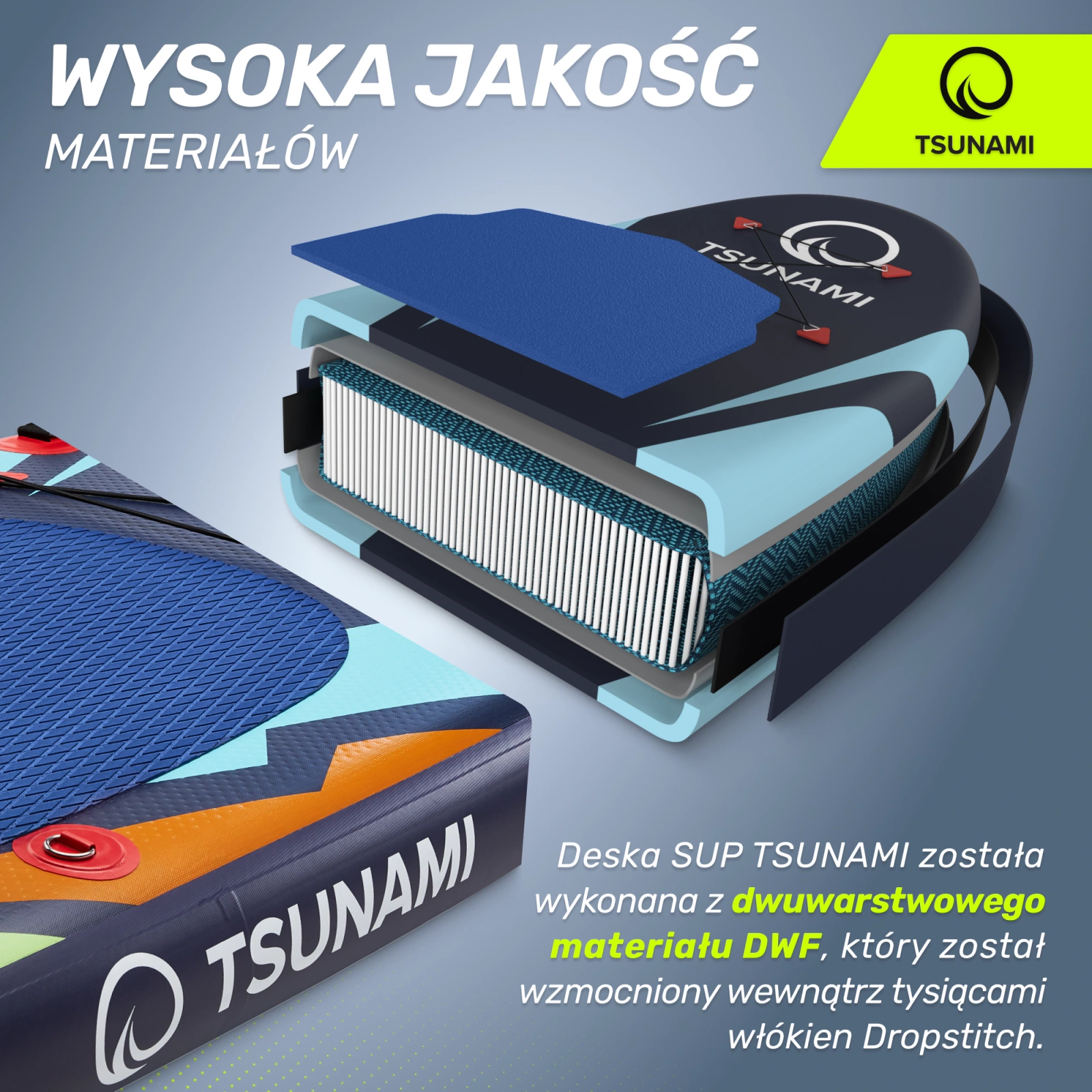 pompowana deska do plywania sup