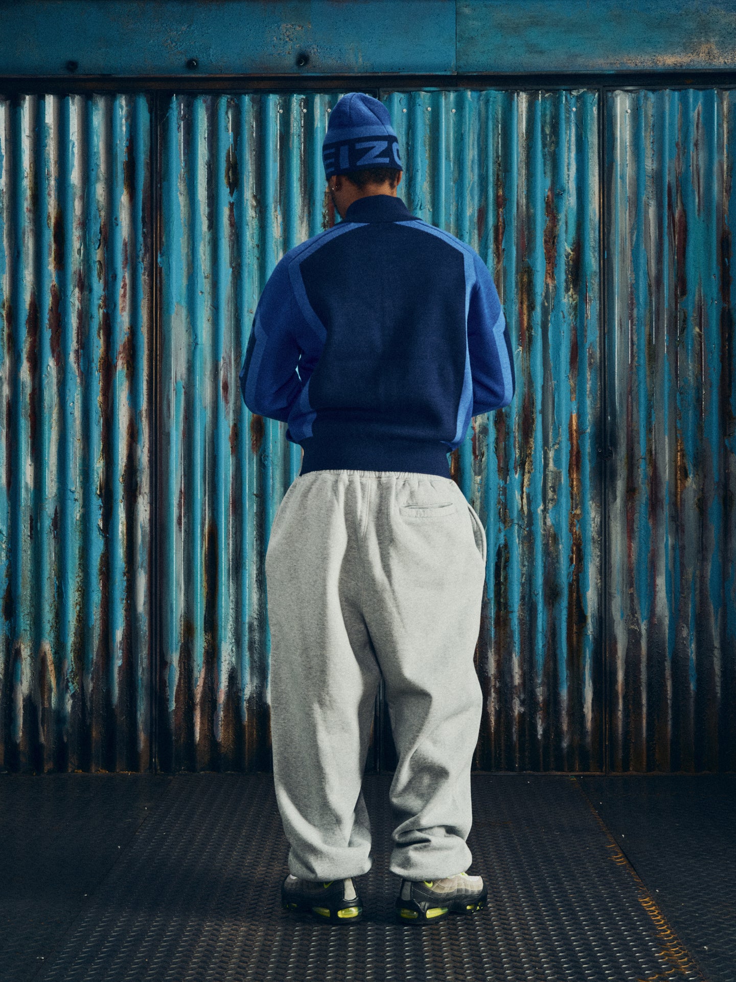 PRECISION KNIT ZIP UP [NAVY]