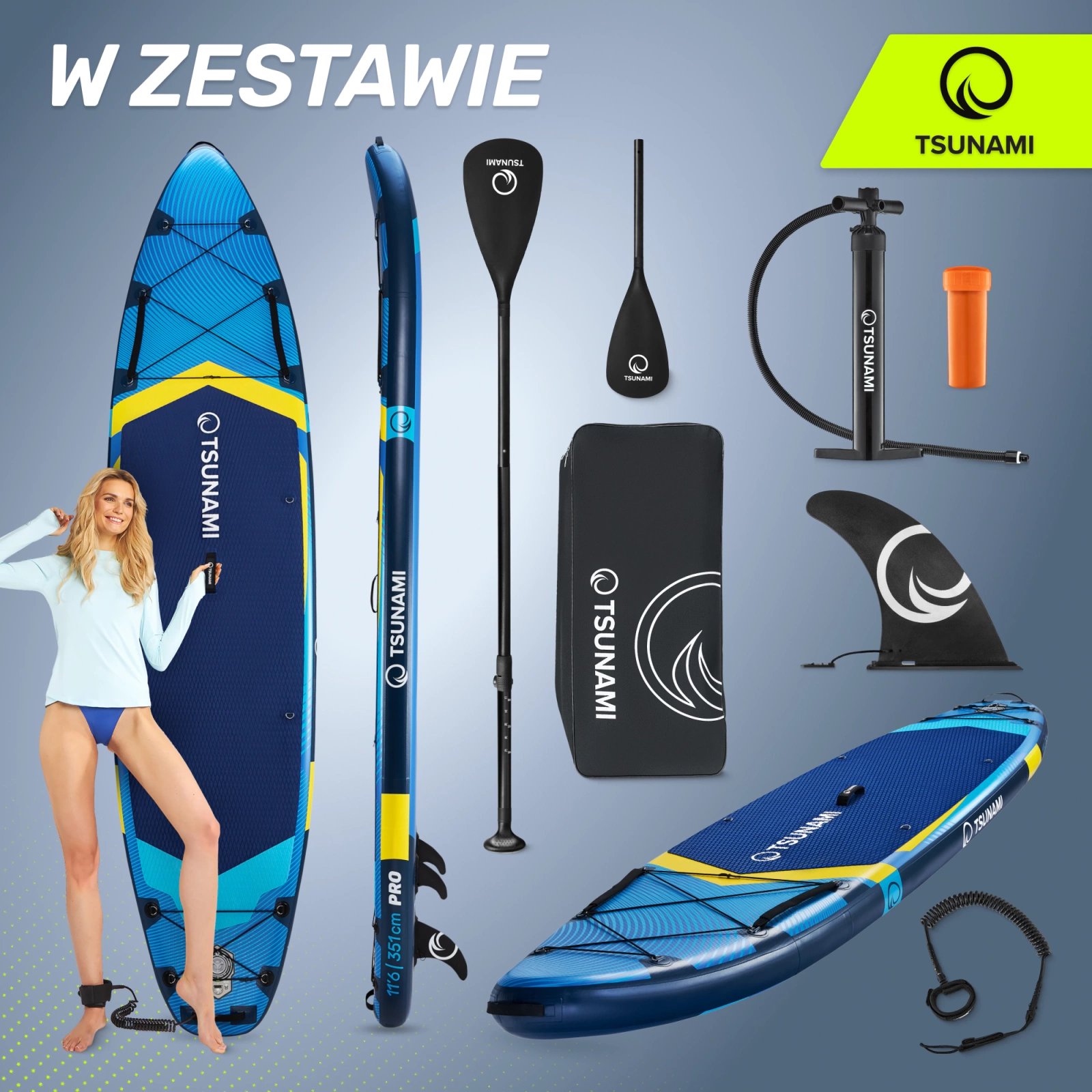 pompowana deska do plywania sup