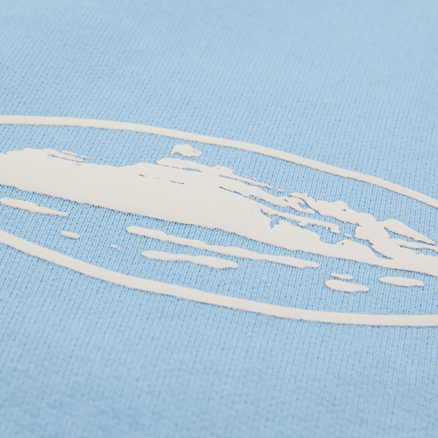 ISLAND PUFF PRINT OPEN HEM SWEATPANT [WASHED ROYAL]