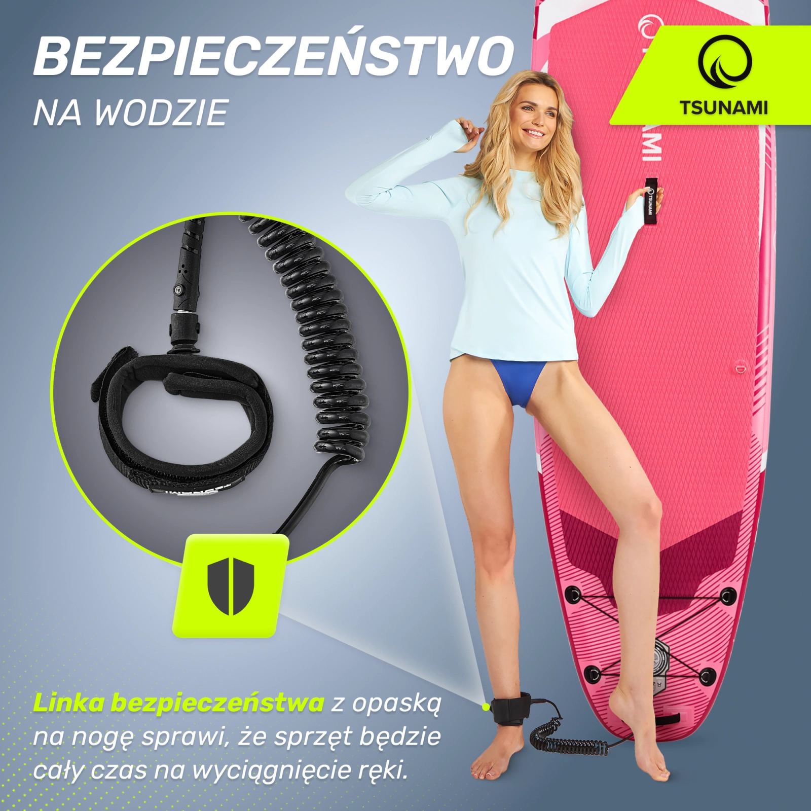 deska SUP pompowana do plywania