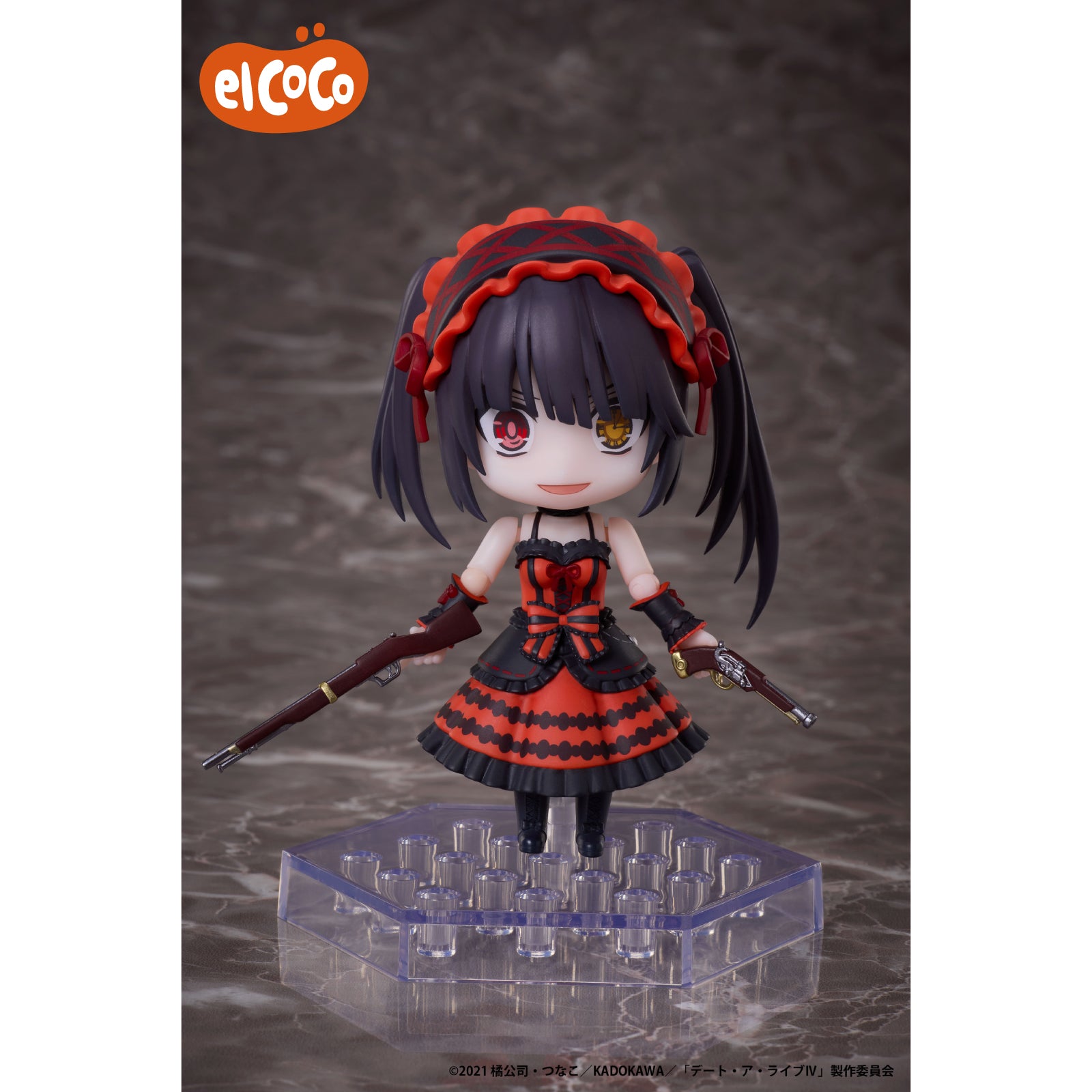 Date A Live Ⅳ DFORM+ Kurumi Tokisaki Full Action Defrom Figure
