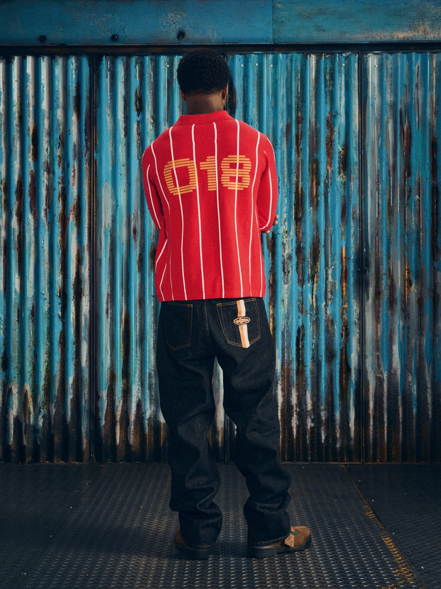 MONDE KNIT LS JERSEY [RED]