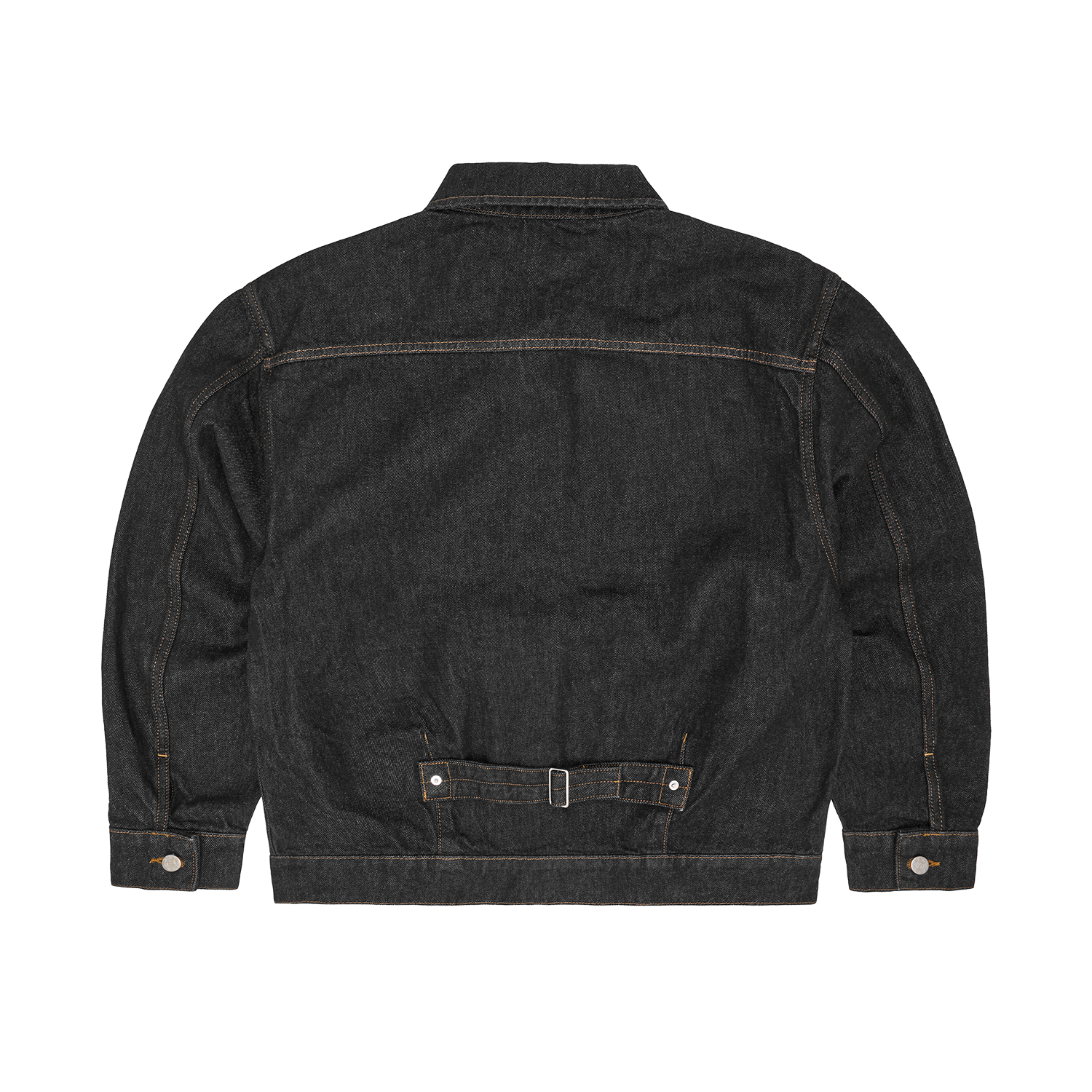 DUAL STRIPE DENIM JACKET [MIDWASH]