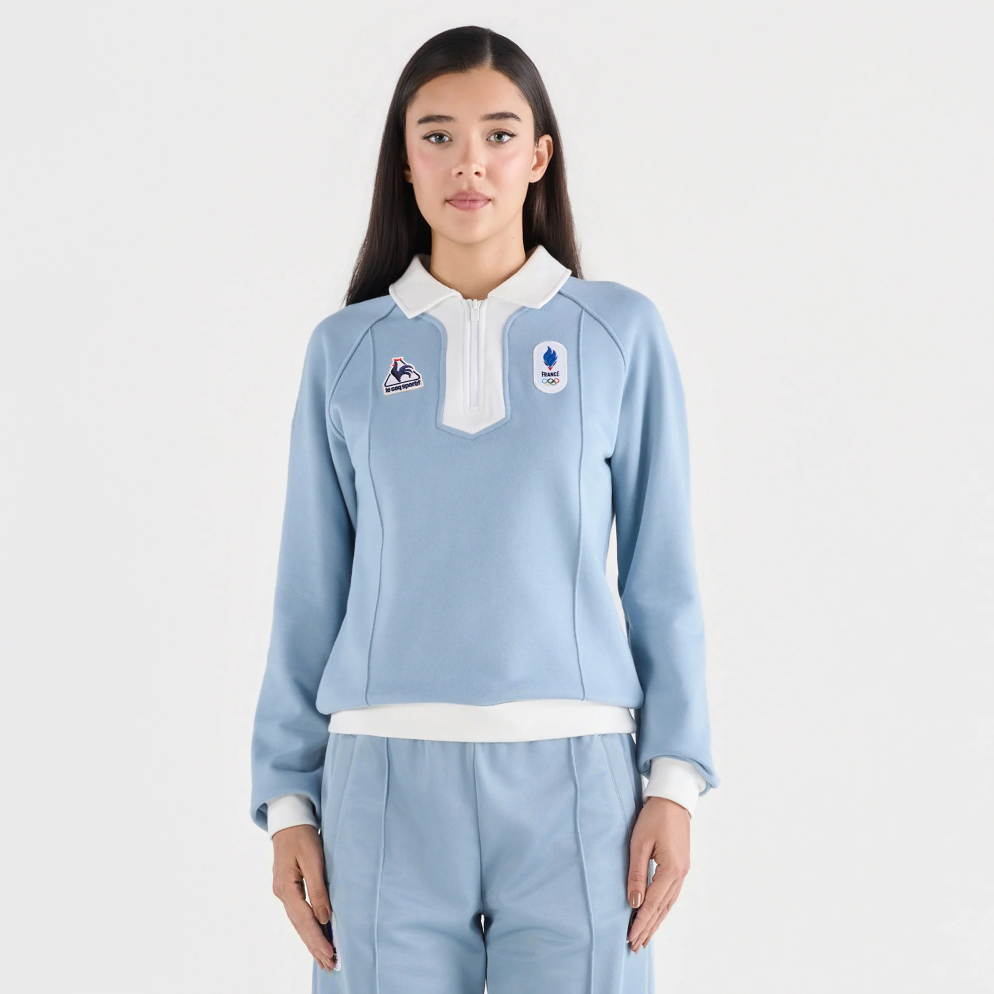 French Olympic TeamWomen's Retro Zip-Up Sweatshirt                WOMEN'S SIZE GUIDE