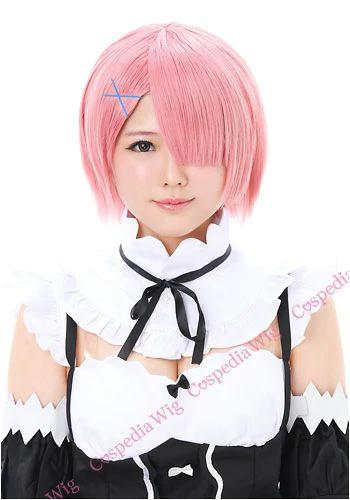 ”Re:ZERO -Starting Life in Another World” Ram style cosplay wig