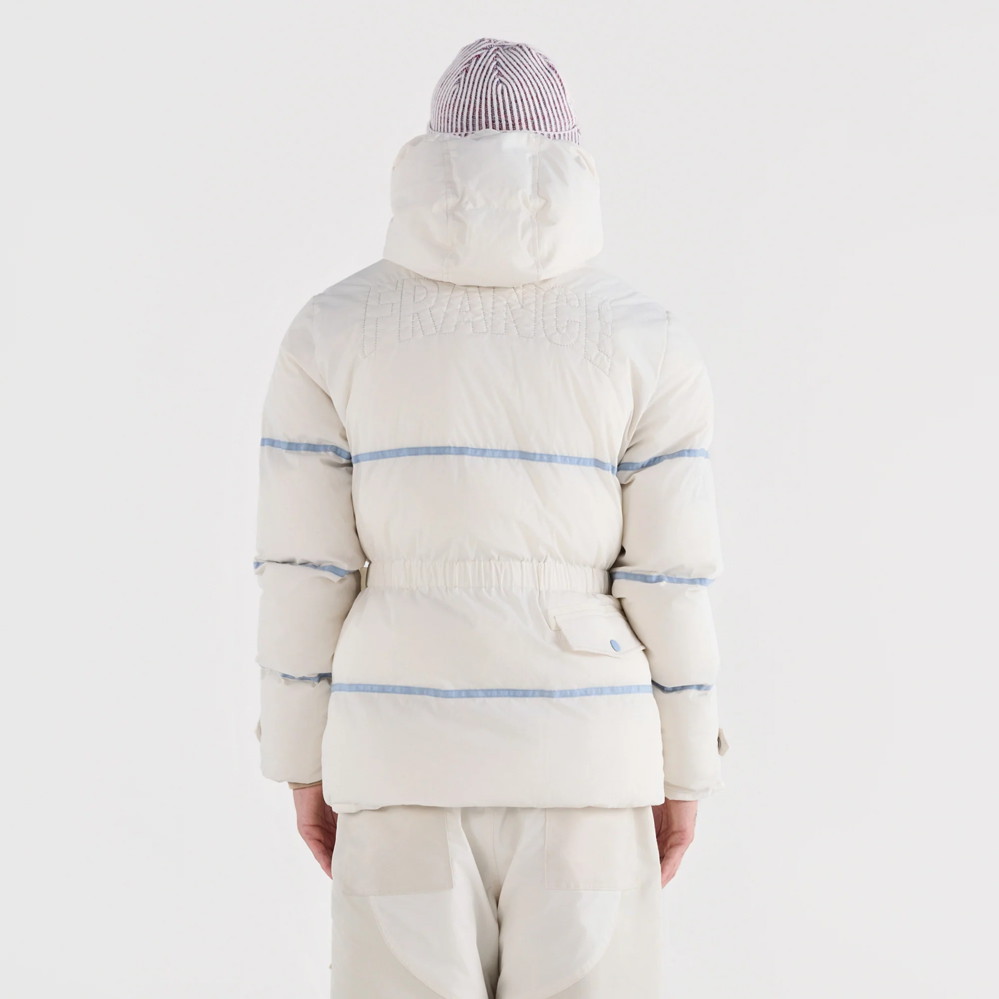 French Olympic TeamUnisex Water-Repellent Saharan Puffer Jacket with Hood                MEN'S SIZE GUIDE