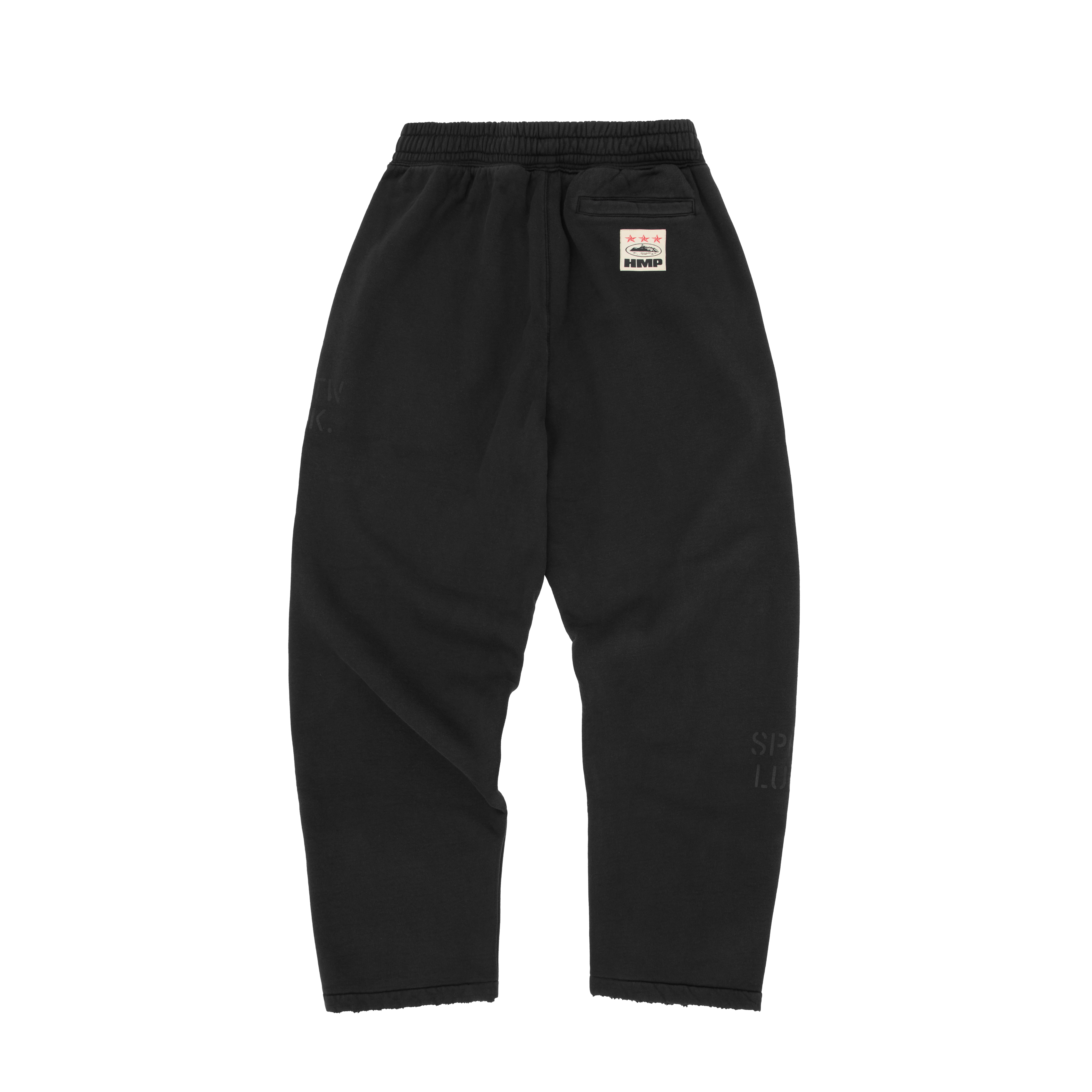 HMP STENCIL OPEN HEM SWEATPANT [LIGHT HEATHER]
