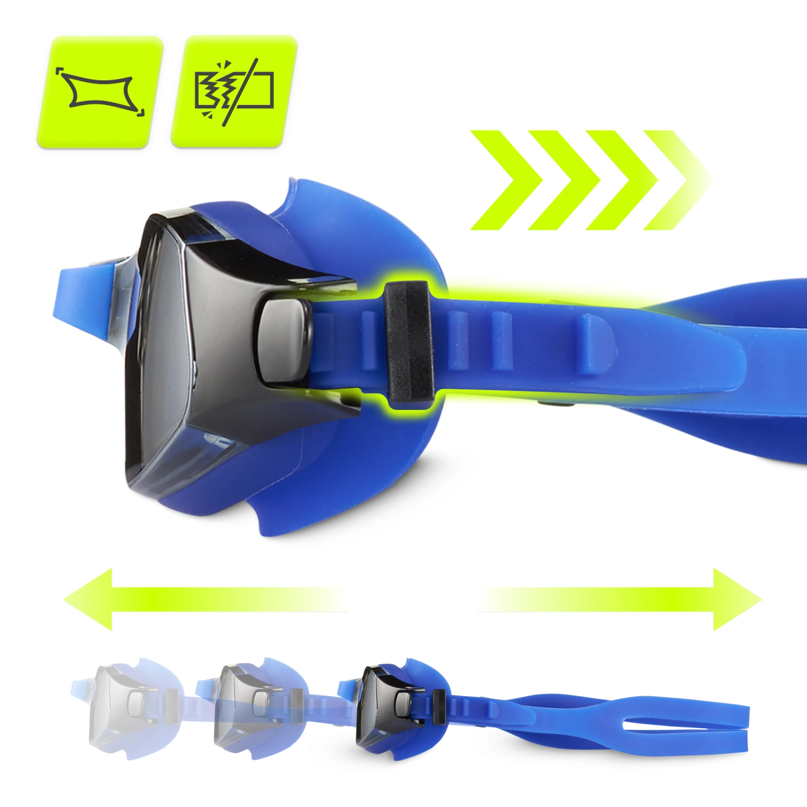OKULARKI PŁYWACKIE DO PŁYWANIA NA BASEN SPORTOWE OKULARY 