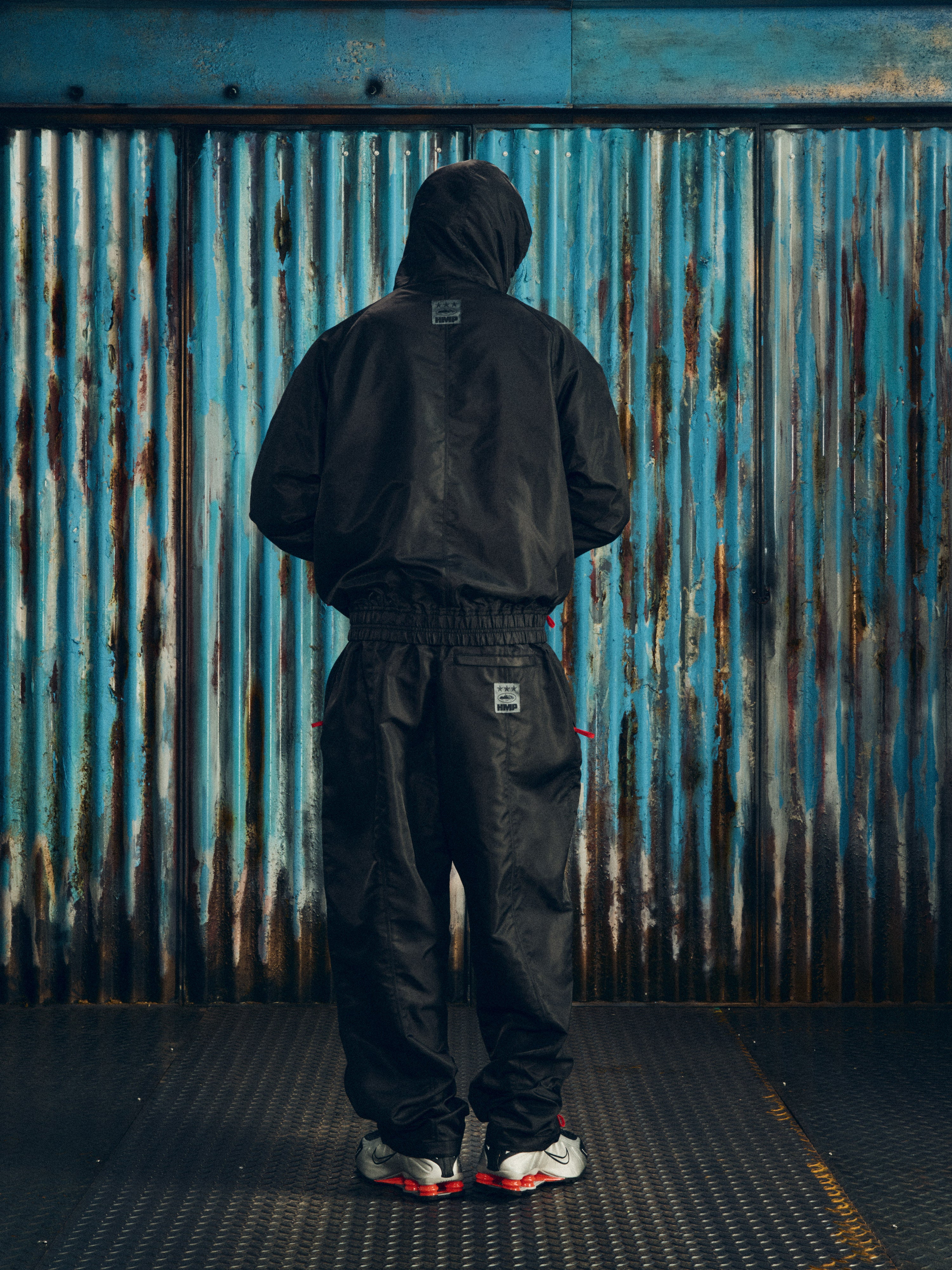 HMP MILANO NYLON TRACK PANT [BLACK]