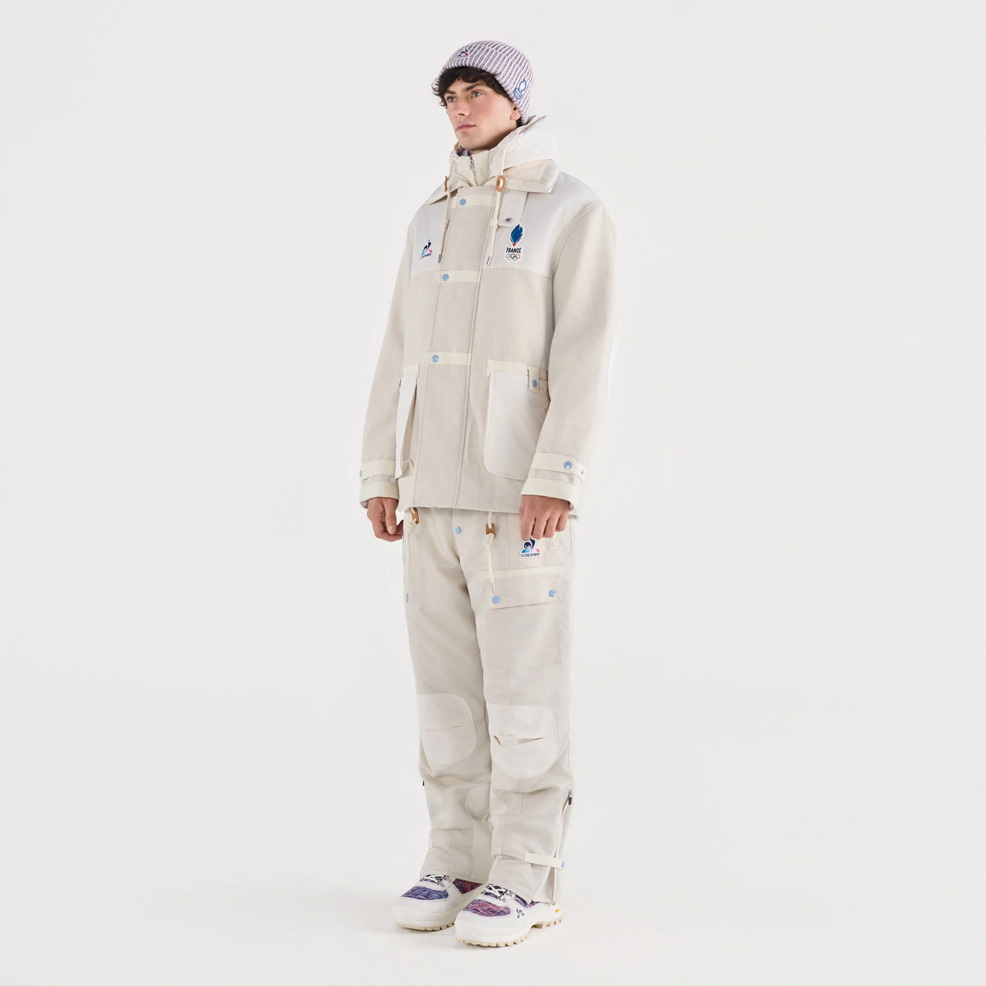 French Olympic TeamUnisex Podium coat with removable hood                MEN'S SIZE GUIDE