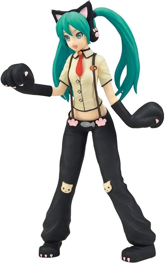 Hatsune Miku Project DIVA Arcade Future Tone Super Premium Figure - Hatsune Miku Kitty Cat (Nyanko. Cat Girl)-