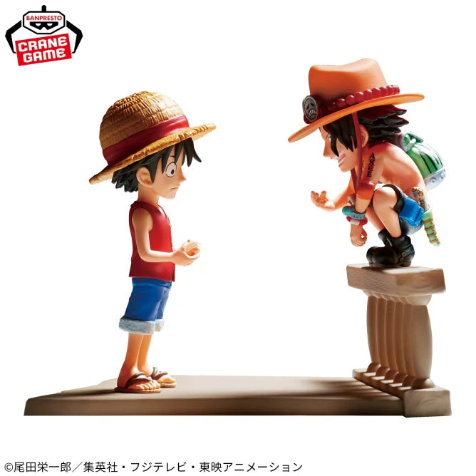 ONE PIECE World Collectable Figure Log Stories - Monkey D Luffy & Portgas D. Ace