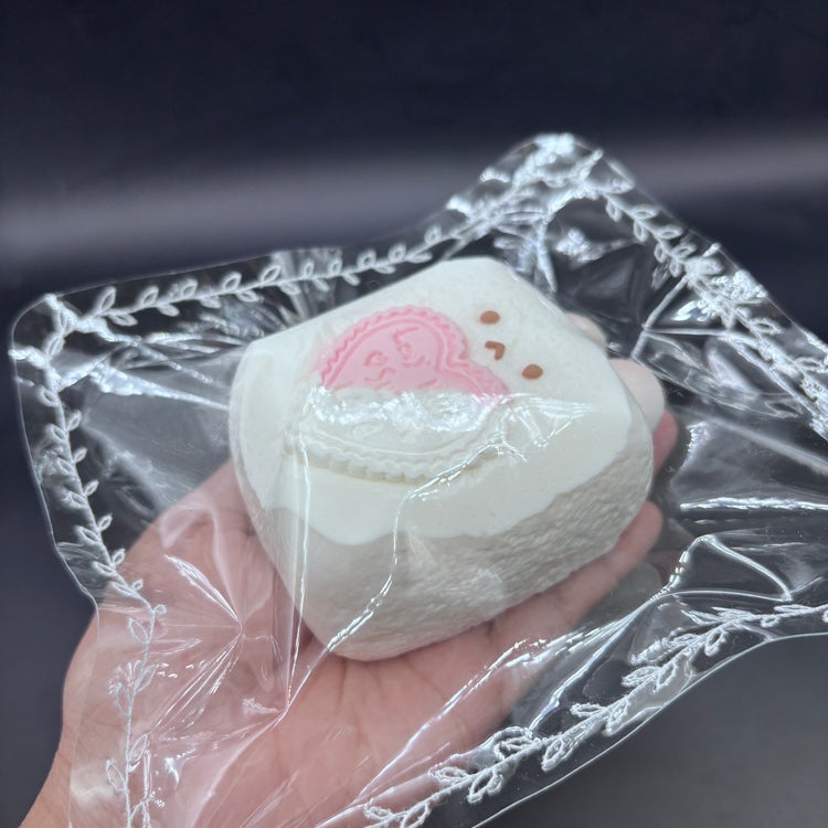 Frozen butter cute bunny taba squishy with heart taba squishy