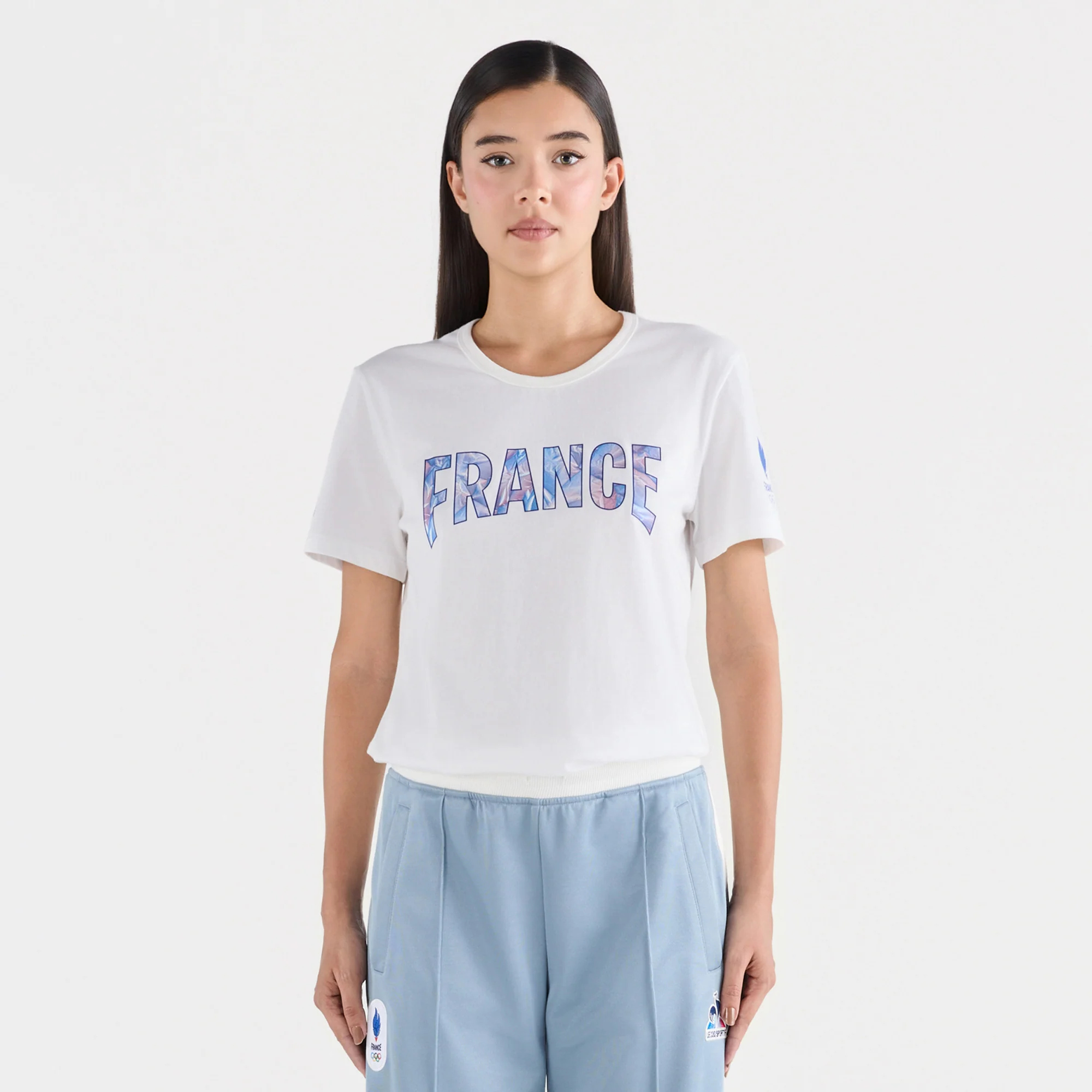 French Olympic TeamWomen's Printed FRANCE T-shirt                WOMEN'S SIZE GUIDE