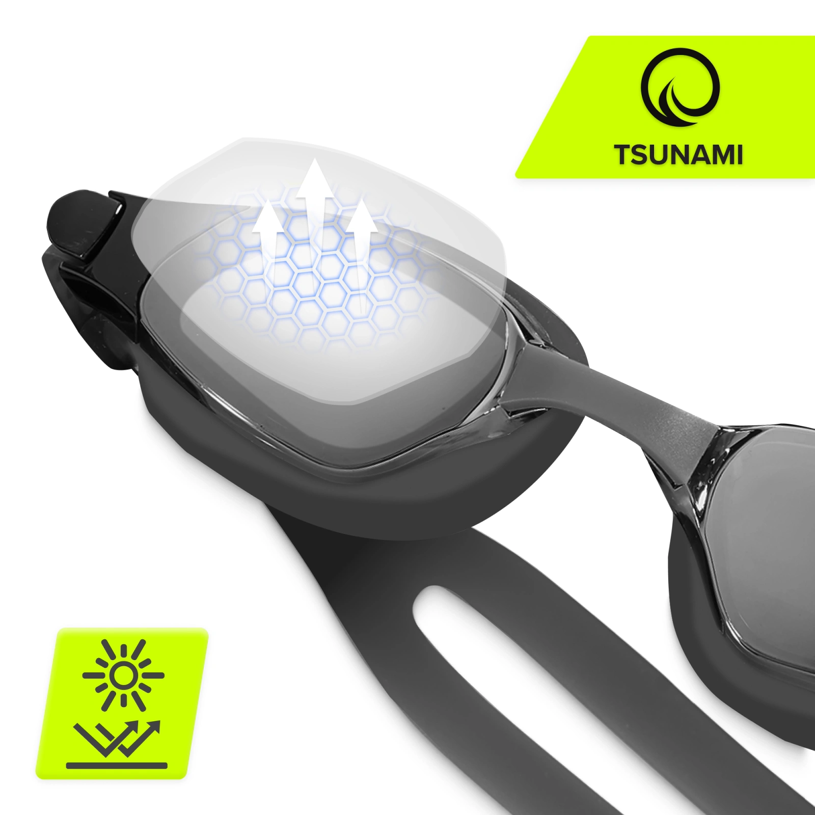 OKULARKI PŁYWACKIE DO PŁYWANIA NA BASEN SPORTOWE OKULARY 